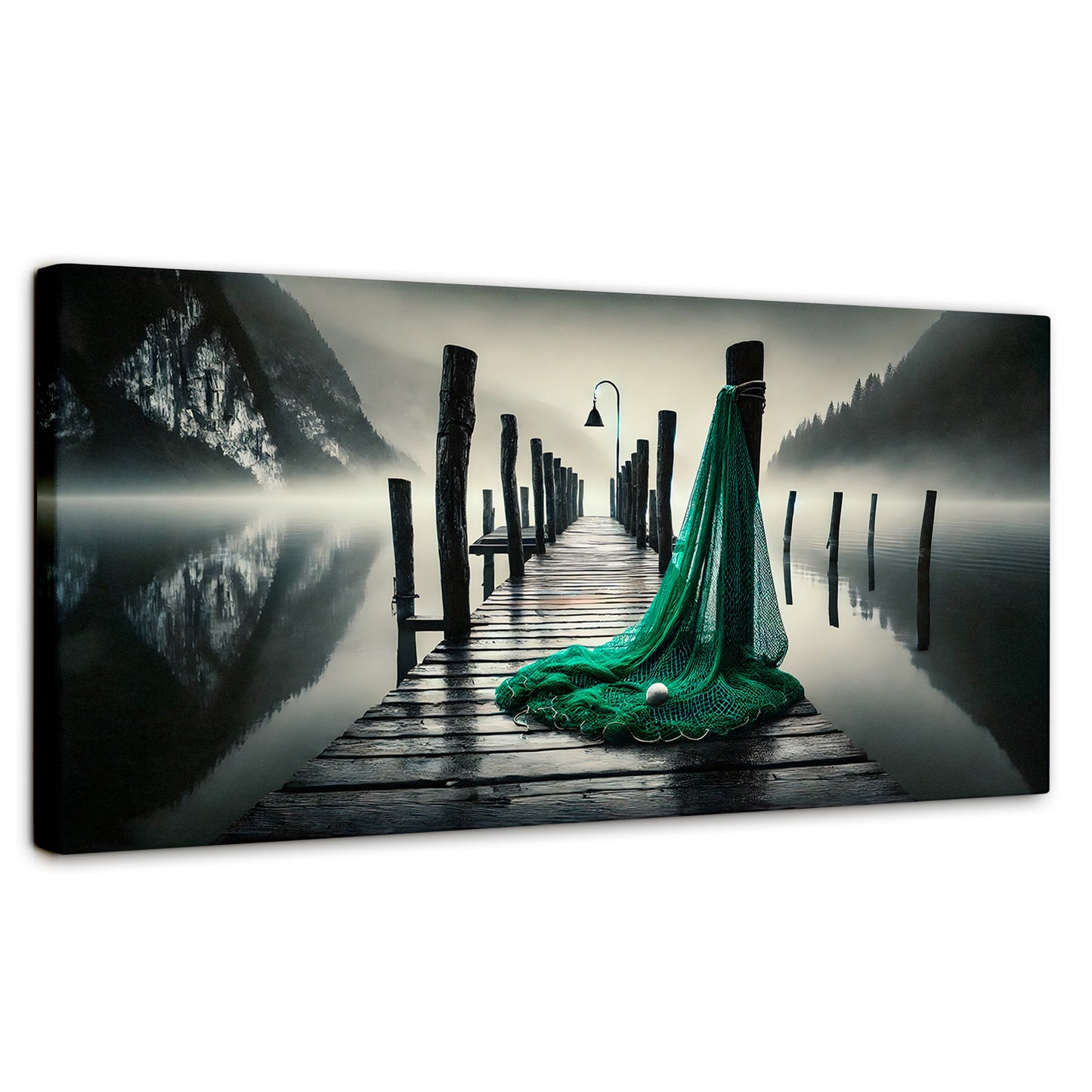 Cuadros Decorativos Canvas Revolution | Aqua En El Muelle | Panoramico | Portada | Marco SinMarco