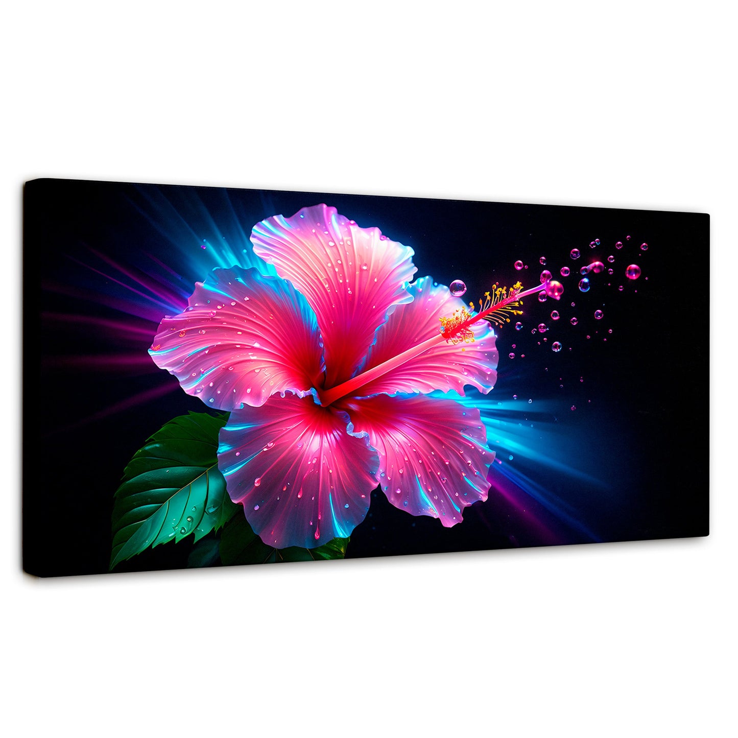 Cuadros Decorativos Canvas Revolution | Aura Hibisco Magico | Panoramico | Portada