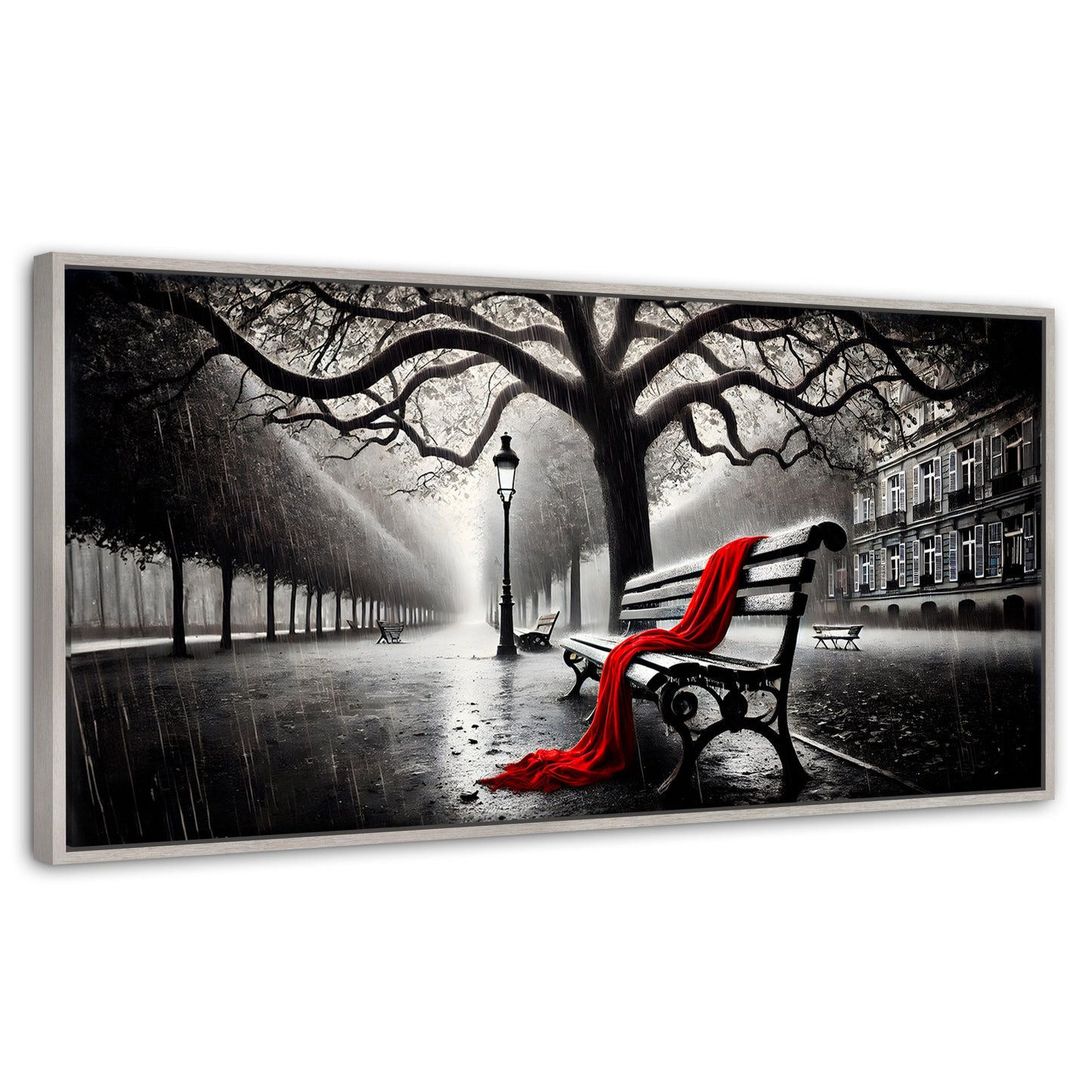 Cuadros Decorativos Canvas Revolution | Banca De Pasion | Panoramico | Portada | Marco Blanco