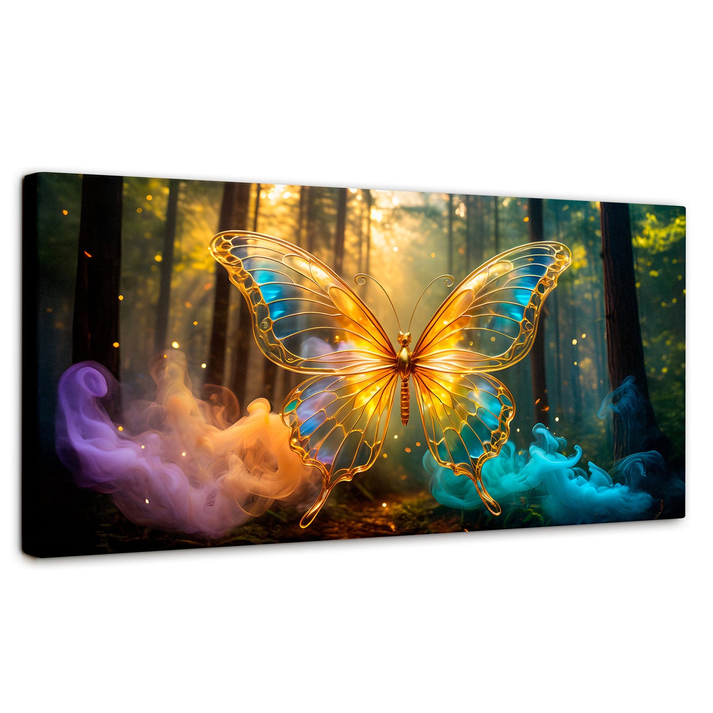 Cuadros Decorativos Canvas Revolution | Bosque De Cristal | Panoramico | Portada | Marco SinMarco