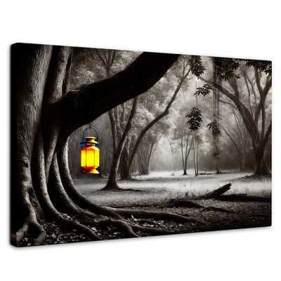 Cuadros Decorativos Canvas Revolution | Bosque Iluminado | Rectangular | Portada | Marco SinMarco