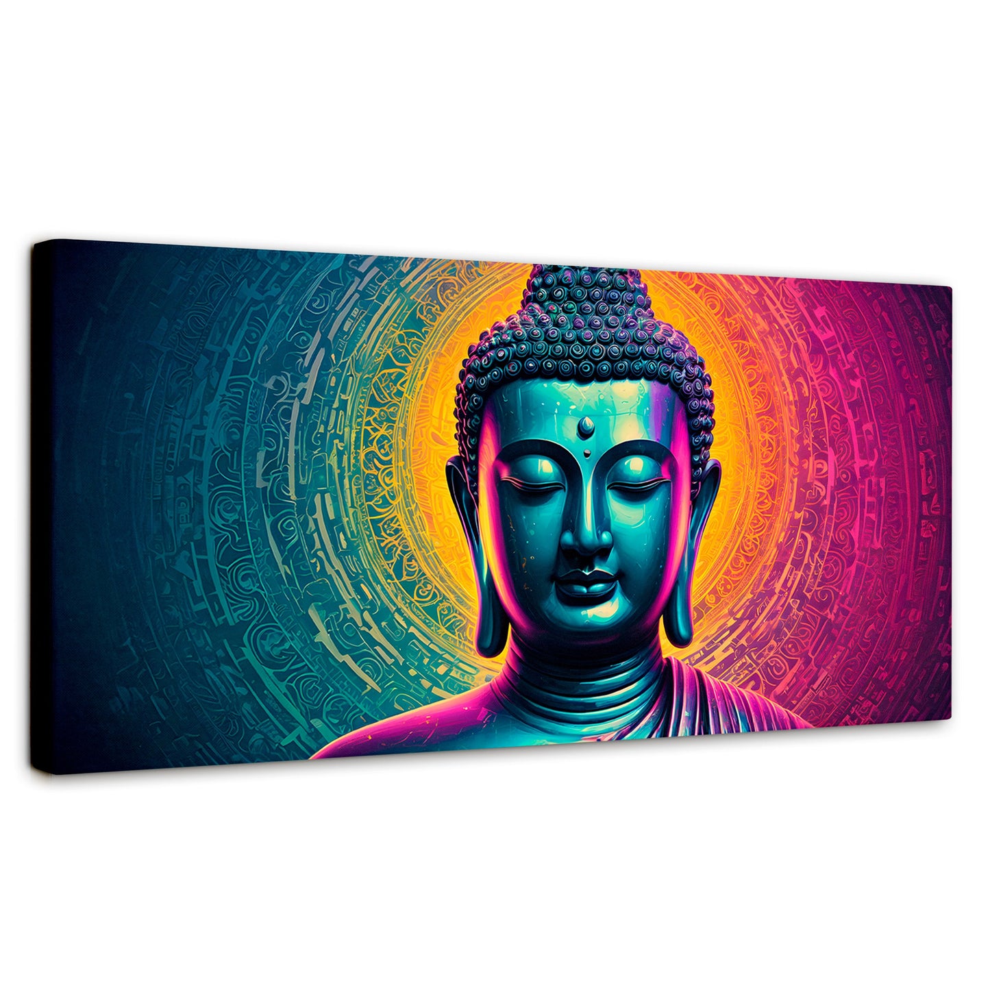Cuadros Decorativos Canvas Revolution | Buda Sobre Universo | Panoramico | Portada | Marco SinMarco