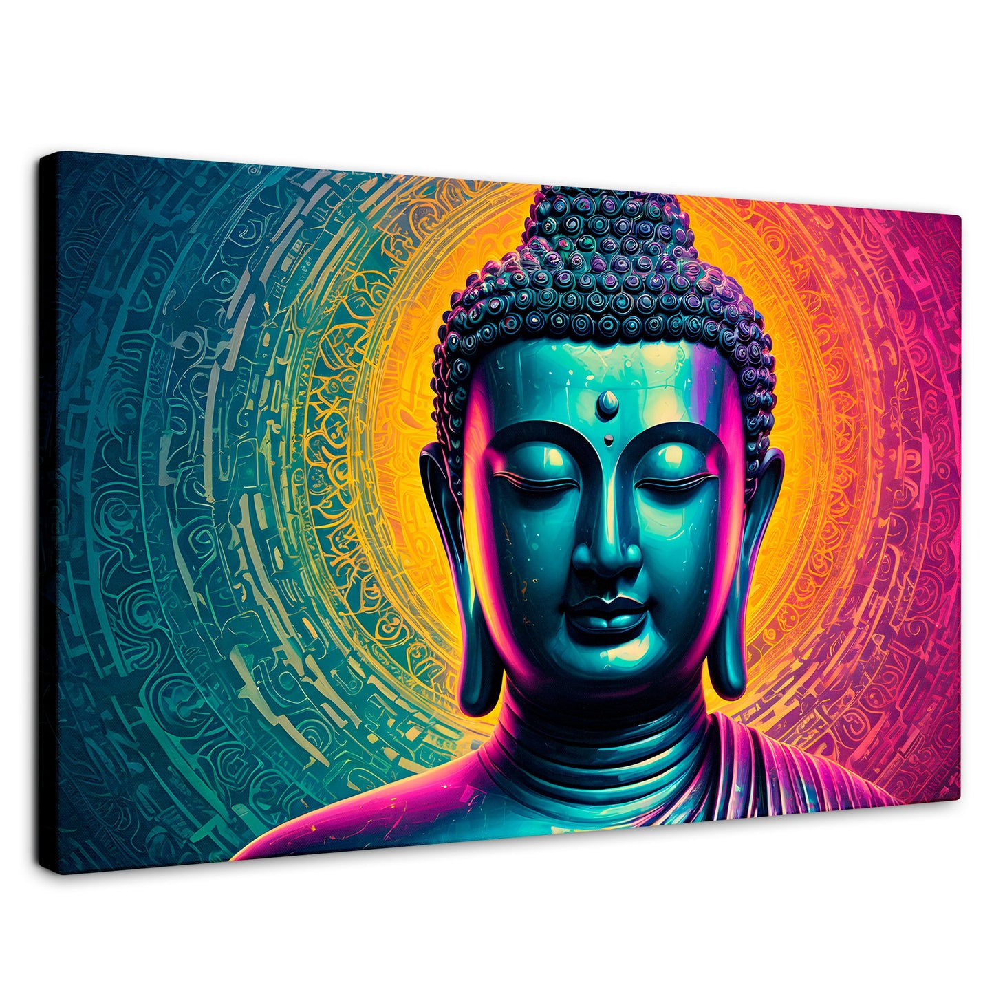 Cuadros Decorativos Canvas Revolution | Buda Sobre Universo | Rectangular | Portada | Marco SinMarco