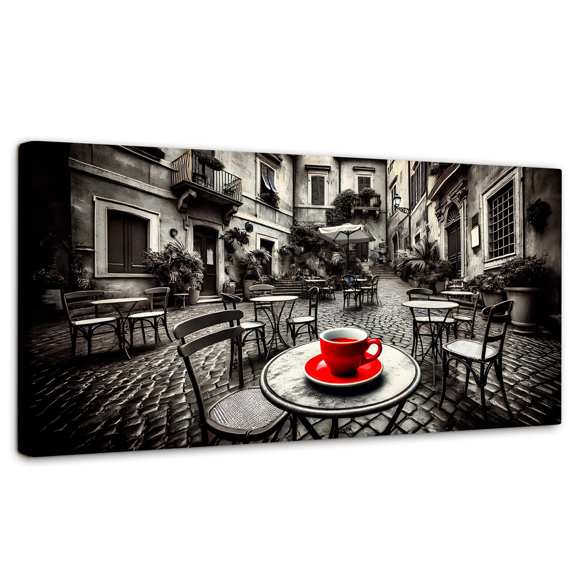 Cuadros Decorativos Canvas Revolution | Cafe Y Silencio | Panoramico | Portada | Marco SinMarco