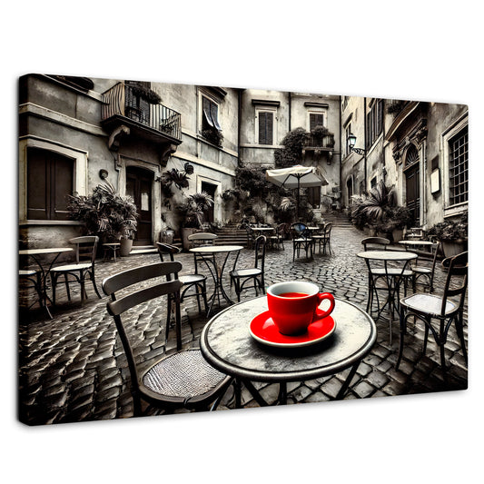 Cuadros Decorativos Canvas Revolution | Cafe Y Silencio | Rectangular | Portada | Marco SinMarco