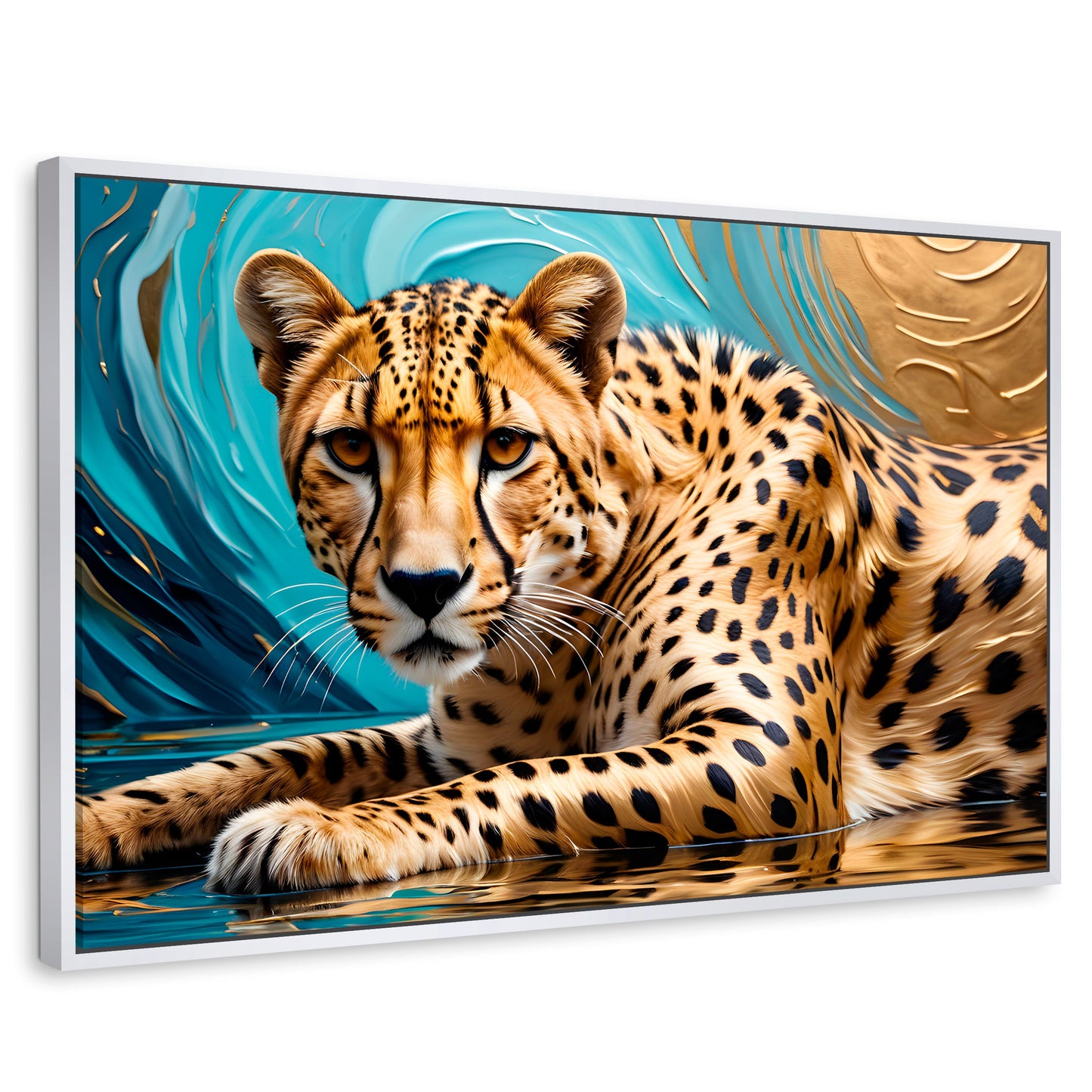 Cuadros Decorativos Canvas Revolution | Chita Majestuosa | Rectangular | Portada | Marco Blanco