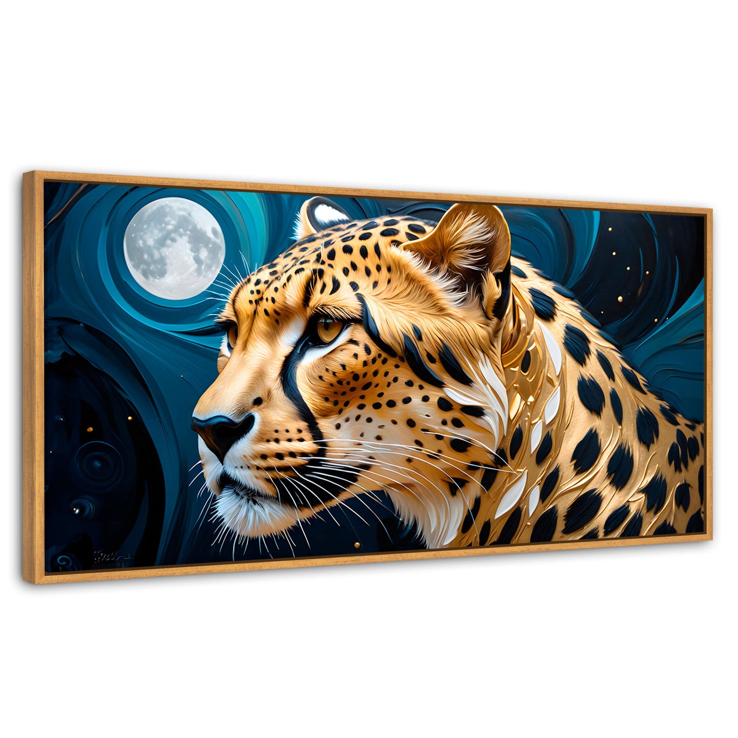 Cuadros Decorativos Canvas Revolution | Chita Real Luna | Panoramico | Portada | Marco Negro