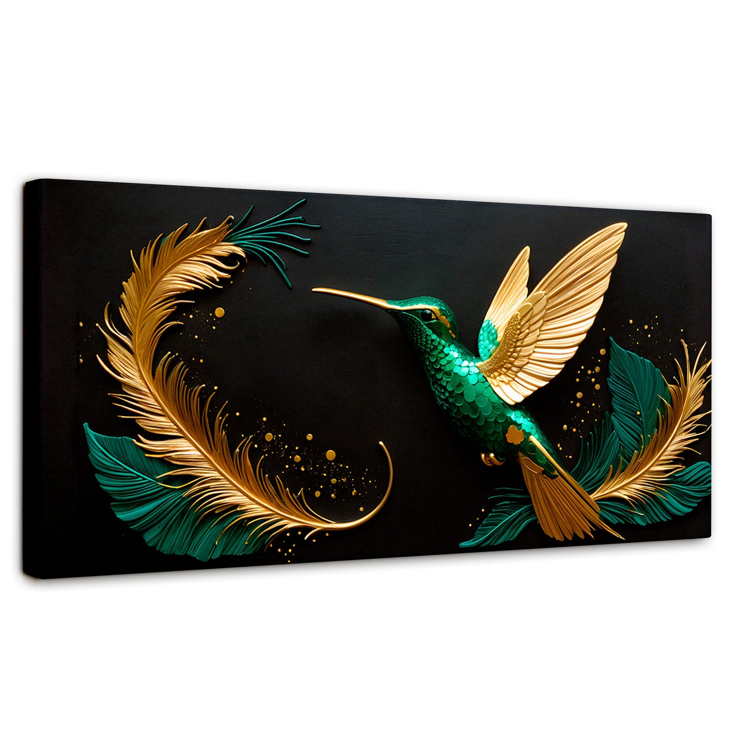 Cuadros Decorativos Canvas Revolution | Colibri Magico | Panoramico | Portada | Marco SinMarco