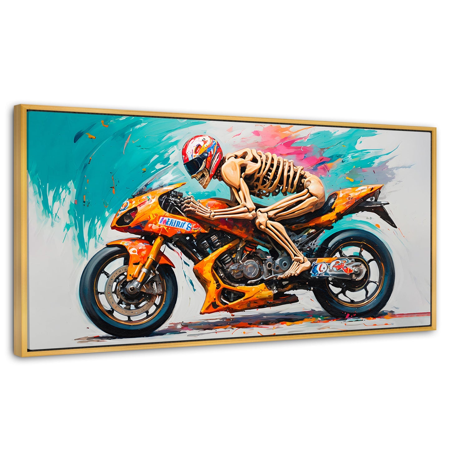 Cuadros Decorativos Canvas Revolution | Cross Calavera | Panoramico | Portada