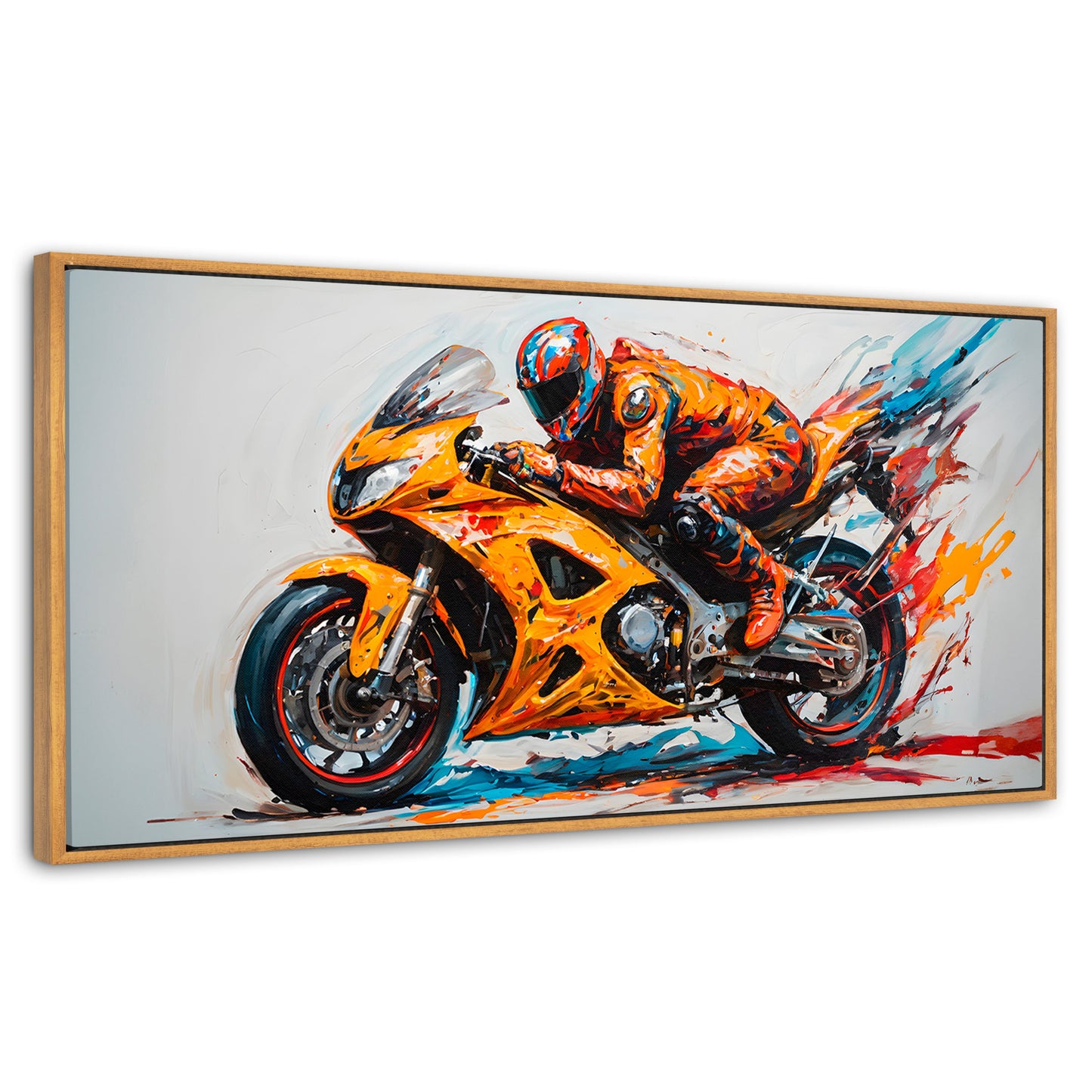 Cuadros Decorativos Canvas Revolution | Cross Colorido | Panoramico | Portada | Marco Madera