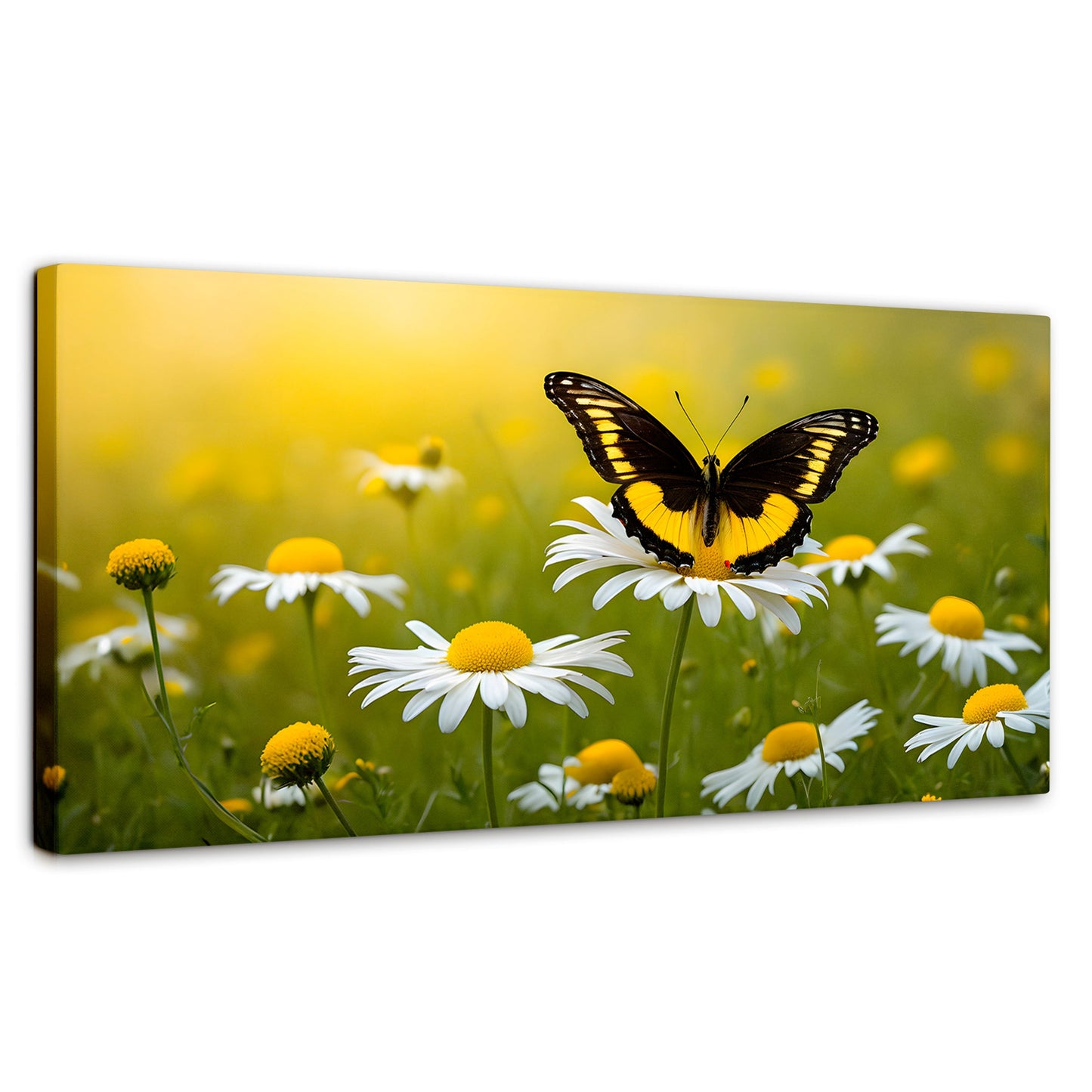 Cuadros Decorativos Canvas Revolution | Danza Entre Flores | Panoramico | Portada | Marco SinMarco