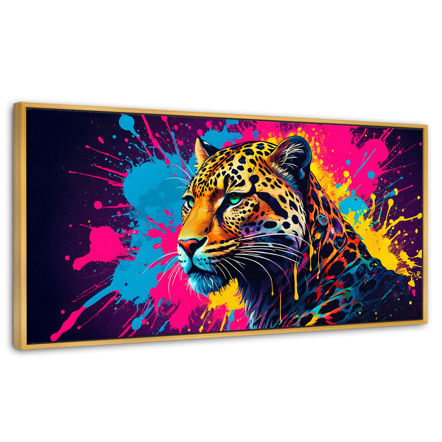 Cuadros Decorativos Canvas Revolution | Depredador Neon | Panoramico | Portada