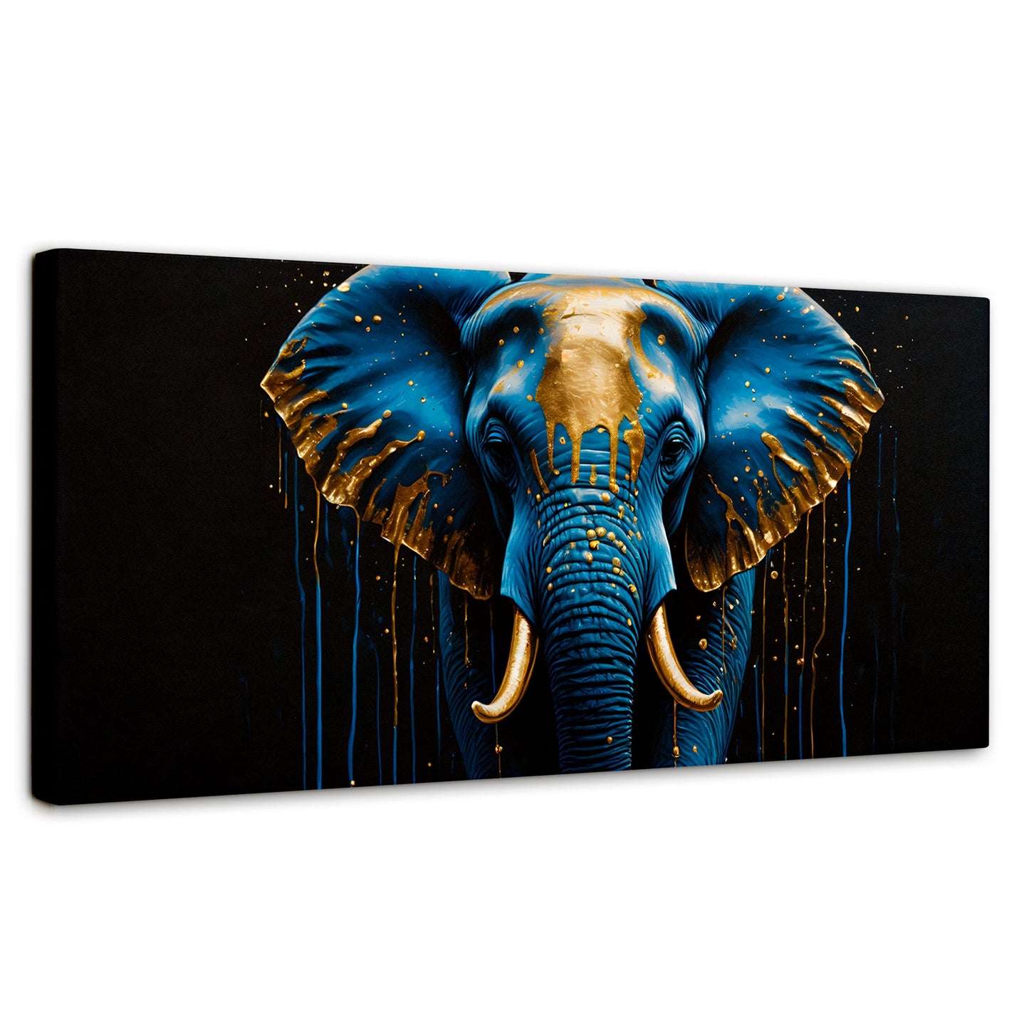Cuadros Decorativos Canvas Revolution | Elefante Celestial | Panoramico | Portada | Marco SinMarco