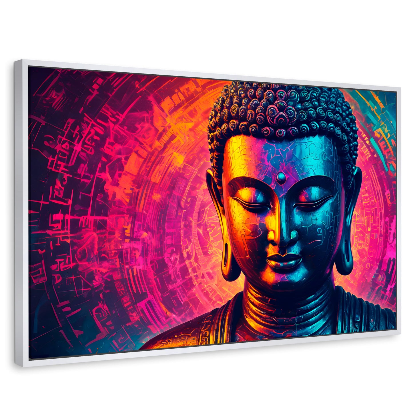 Cuadros Decorativos Canvas Revolution | Equilibrio Interior | Rectangular | Portada | Marco Blanco