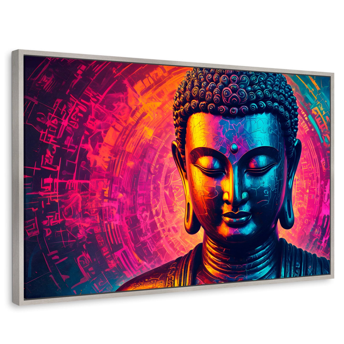 Cuadros Decorativos Canvas Revolution | Equilibrio Interior | Rectangular | Portada | Marco Plateado