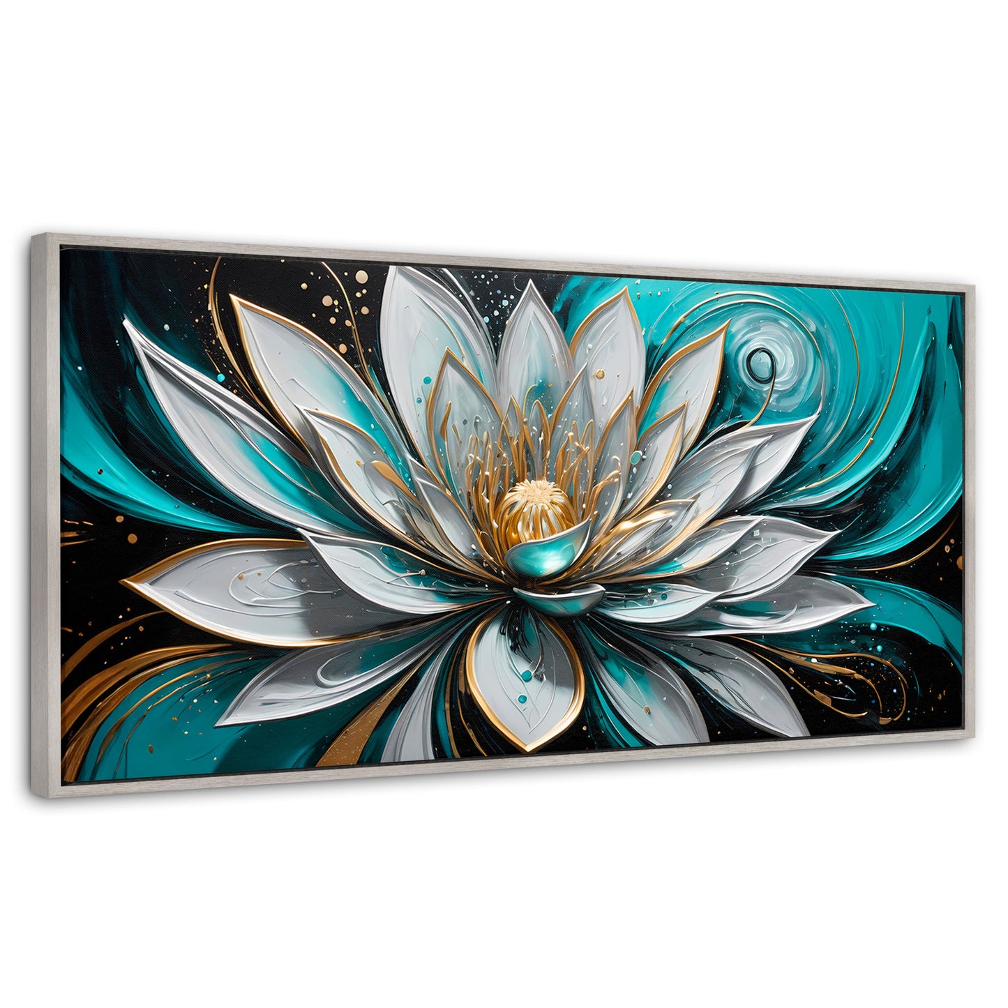 Cuadros Decorativos Canvas Revolution | Esencia De Loto | Panoramico | Portada