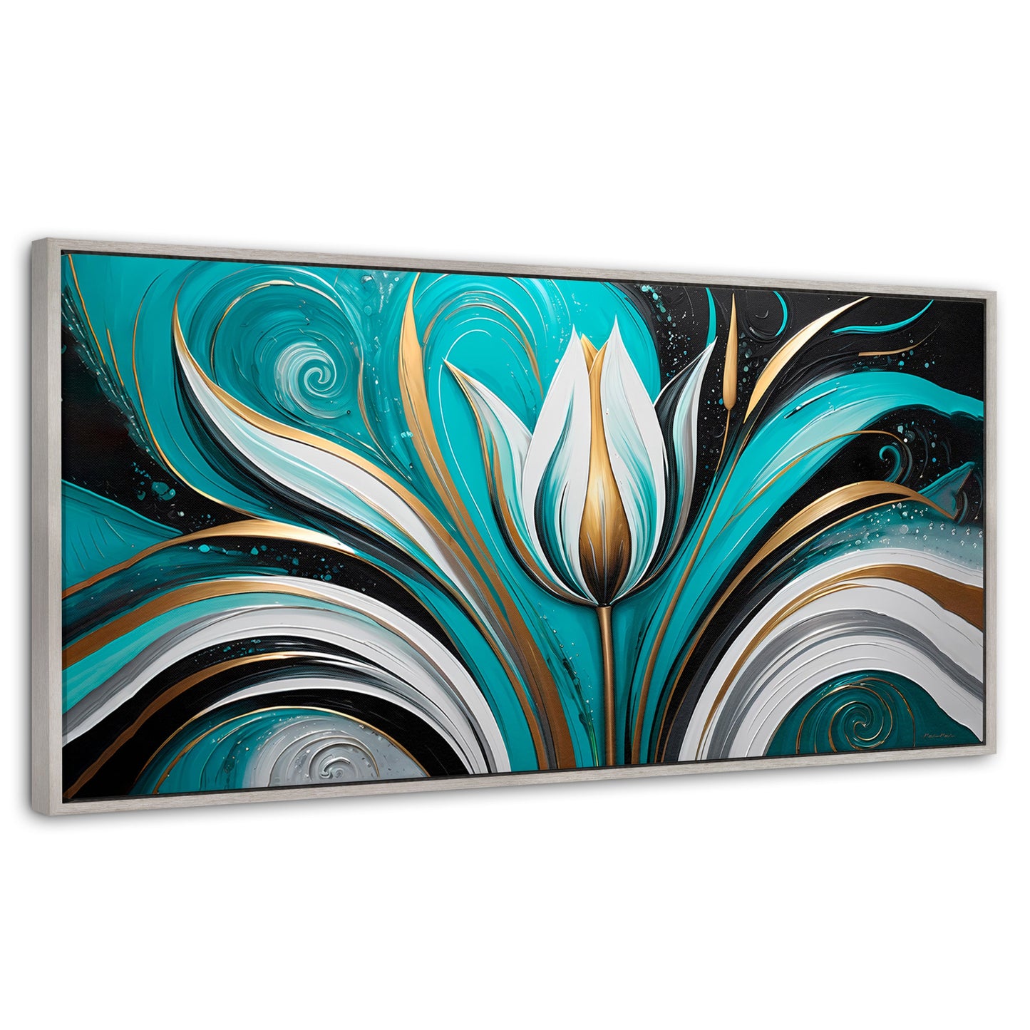 Cuadros Decorativos Canvas Revolution | Flor Eterna Viva | Panoramico | Portada