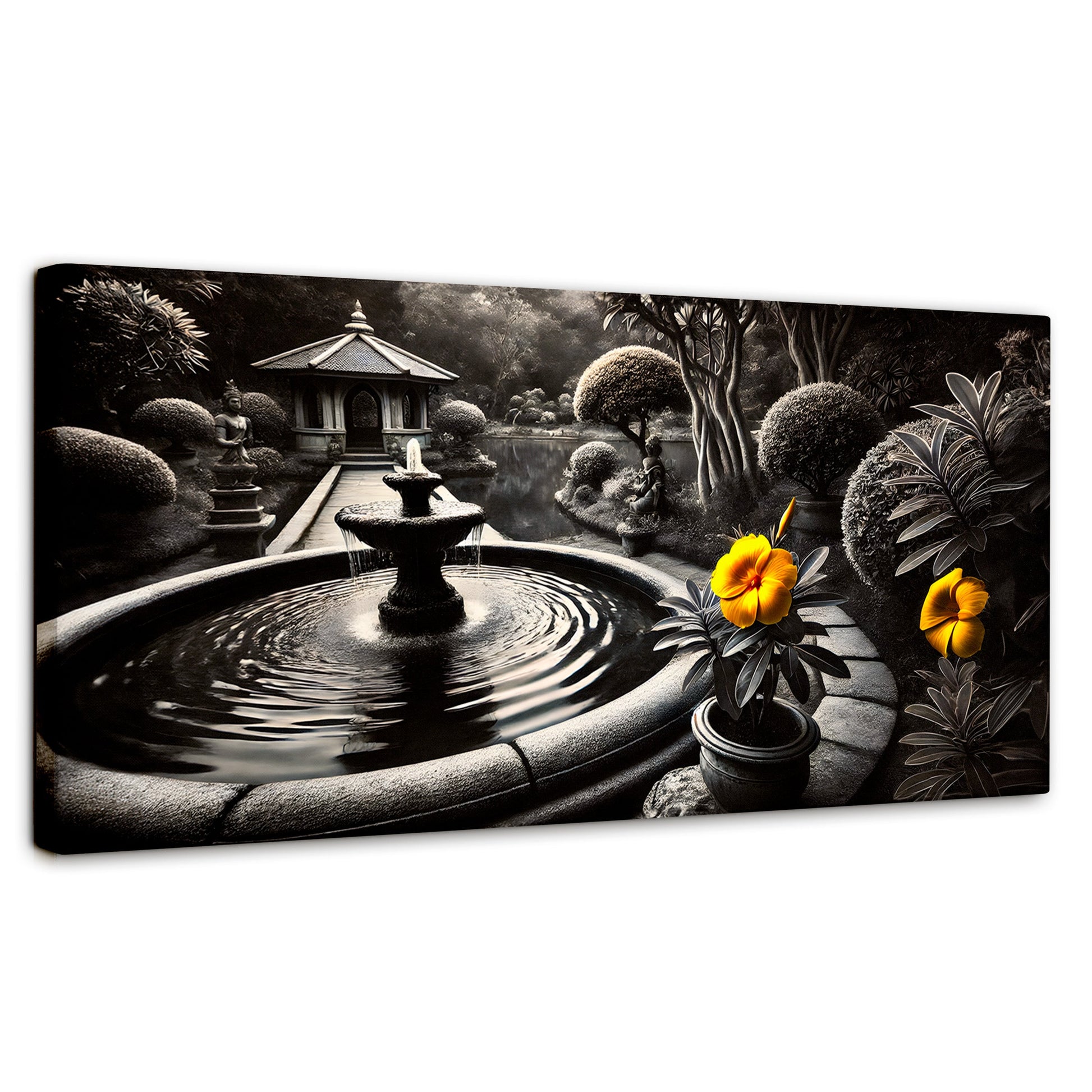 Cuadros Decorativos Canvas Revolution | Florecer Y Fluir | Panoramico | Portada | Marco SinMarco