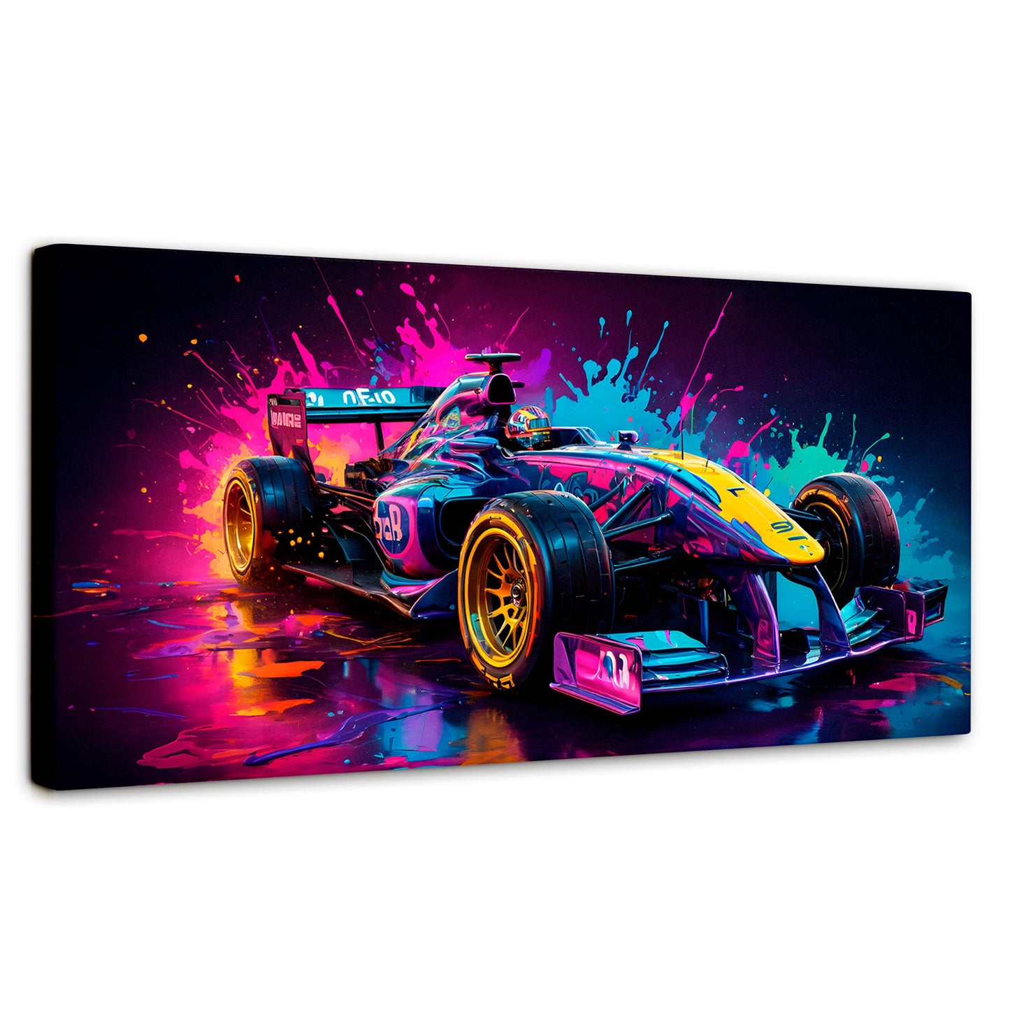 Cuadros Decorativos Canvas Revolution | Furia Multicolor | Panoramico | Portada | Marco SinMarco