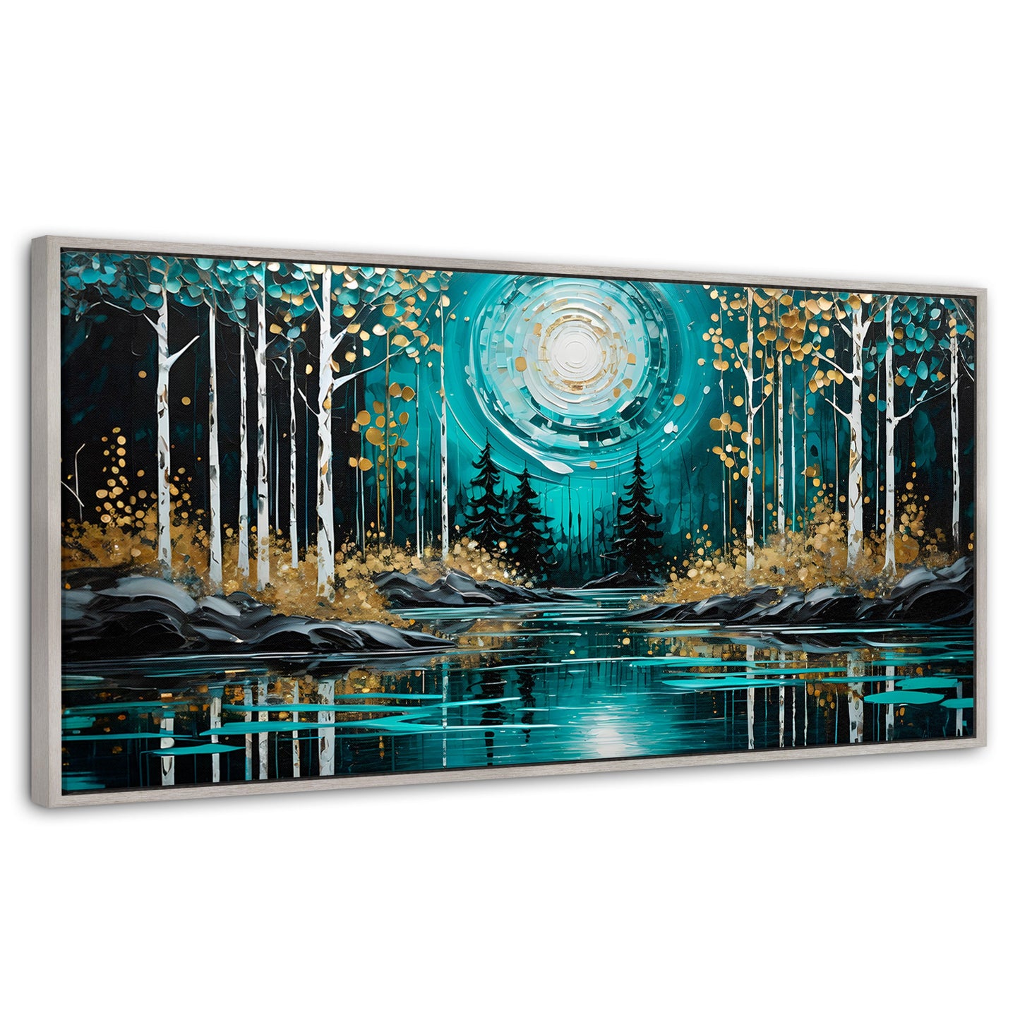 Cuadros Decorativos Canvas Revolution | Lago En Calma Tarde | Panoramico | Portada