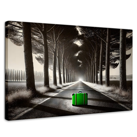 Cuadros Decorativos Canvas Revolution | Maleta Solitaria | Rectangular | Portada | Marco SinMarco