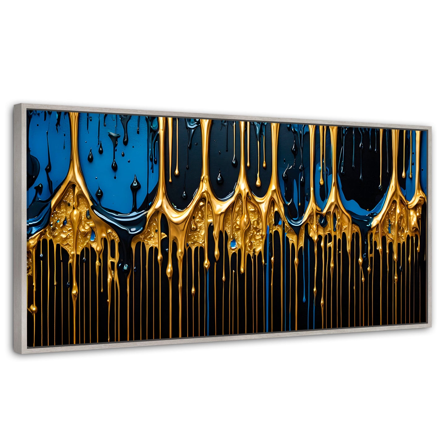 Cuadros Decorativos Canvas Revolution | Mareas Vibrantes | Panoramico | Portada | Marco Blanco