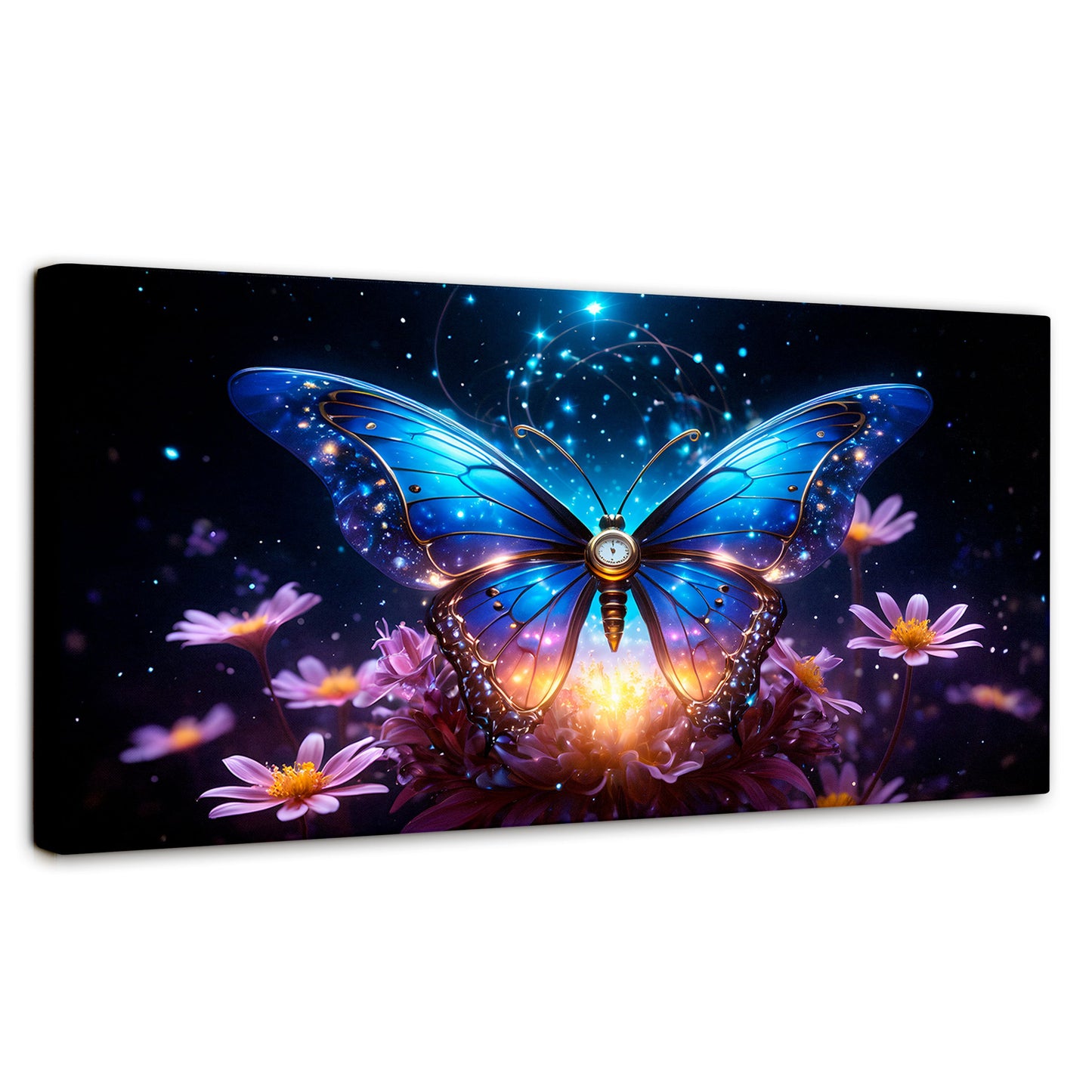 Cuadros Decorativos Canvas Revolution | Mariposa Celestial | Panoramico | Portada | Marco SinMarco