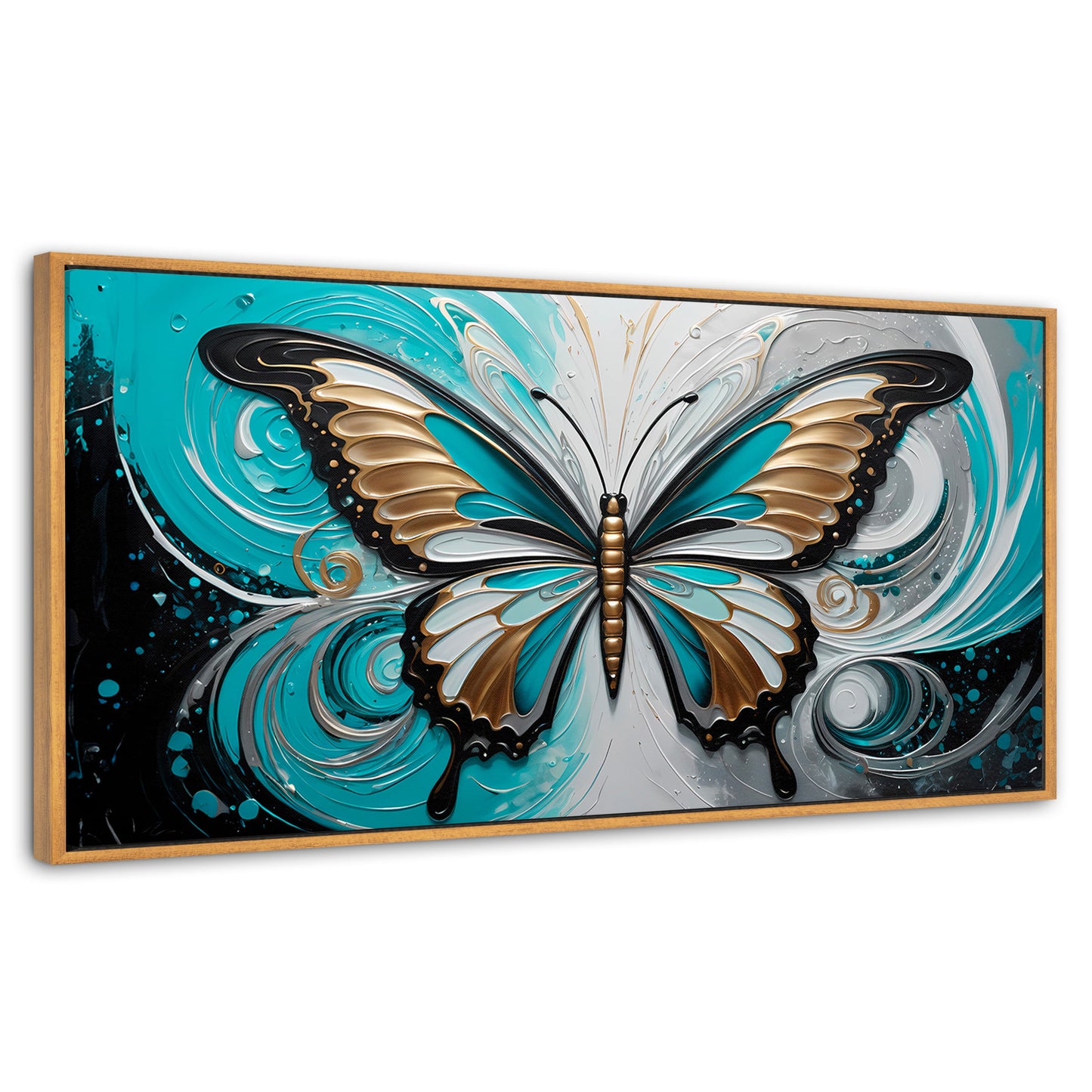 Cuadros Decorativos Canvas Revolution | Mariposa En Calma | Panoramico | Portada