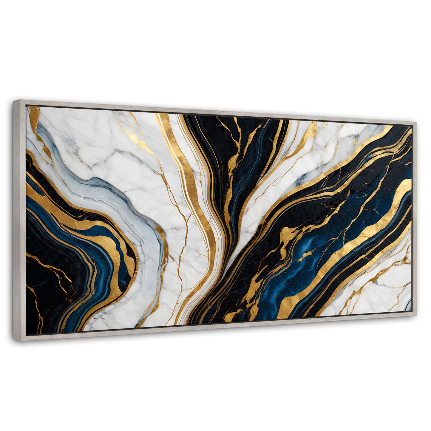 Cuadros Decorativos Canvas Revolution | Marmol Lujoso Oro | Panoramico | Portada