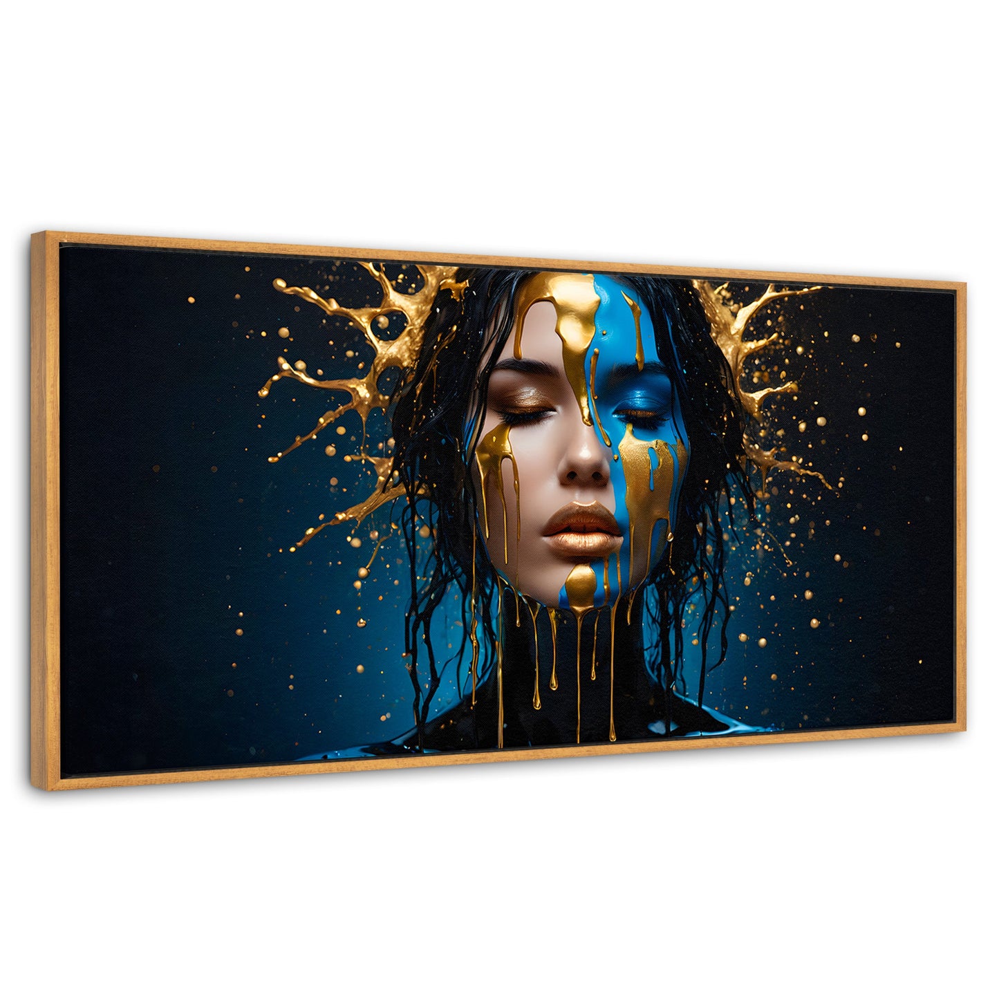 Cuadros Decorativos Canvas Revolution | Nocturno Dorado | Panoramico | Portada