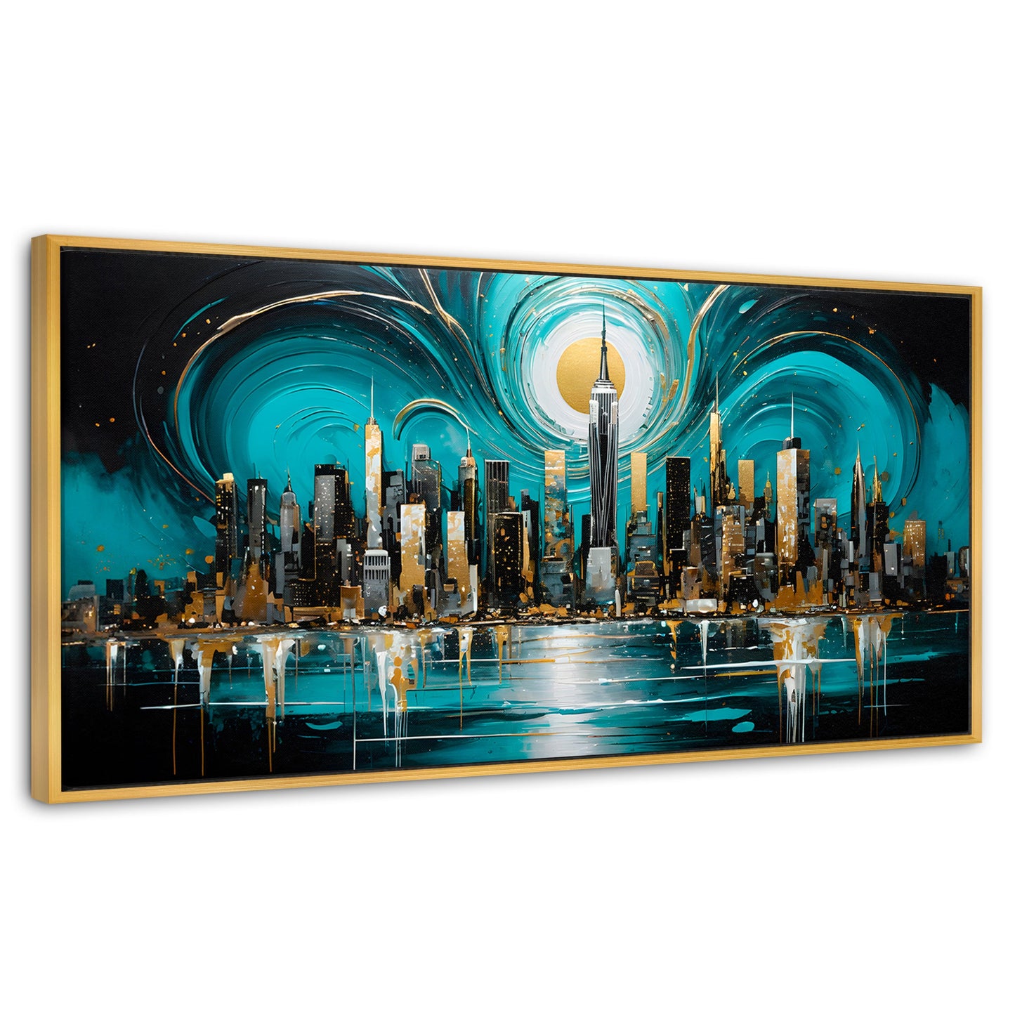 Cuadros Decorativos Canvas Revolution | Nueva York Brilla | Panoramico | Portada