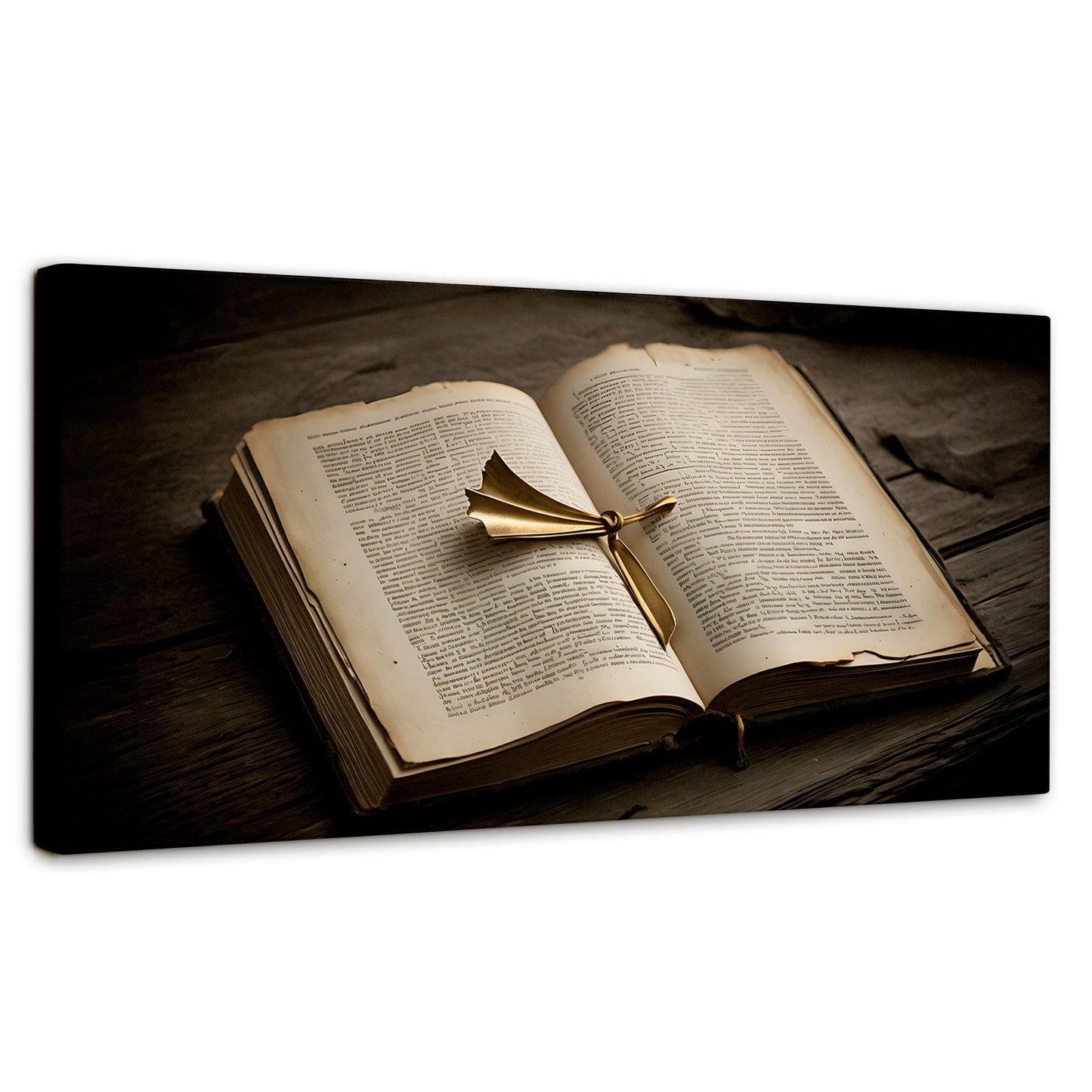 Cuadros Decorativos Canvas Revolution | Oro Entre Letras | Panoramico | Portada | Marco SinMarco