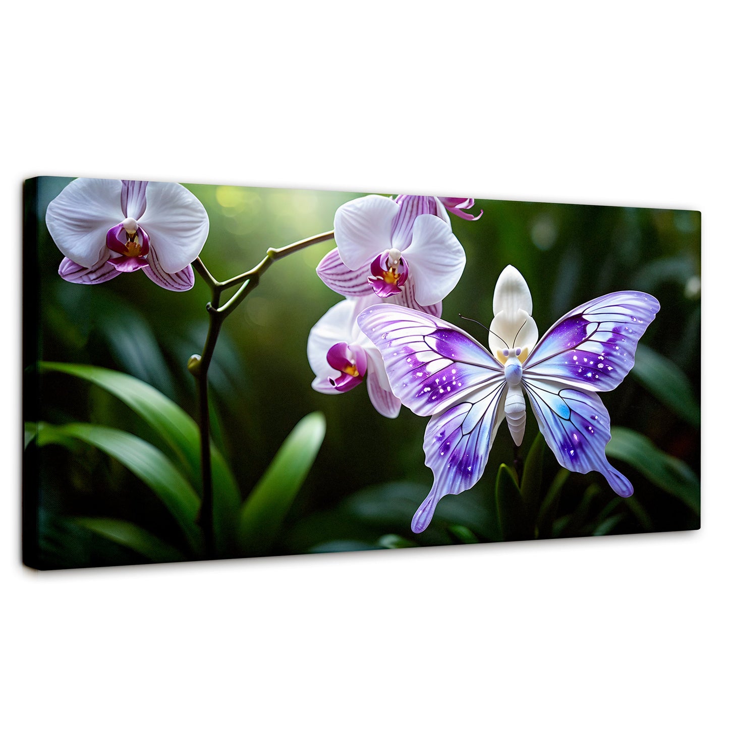 Cuadros Decorativos Canvas Revolution | Orquideas Y Alas | Panoramico | Portada | Marco SinMarco