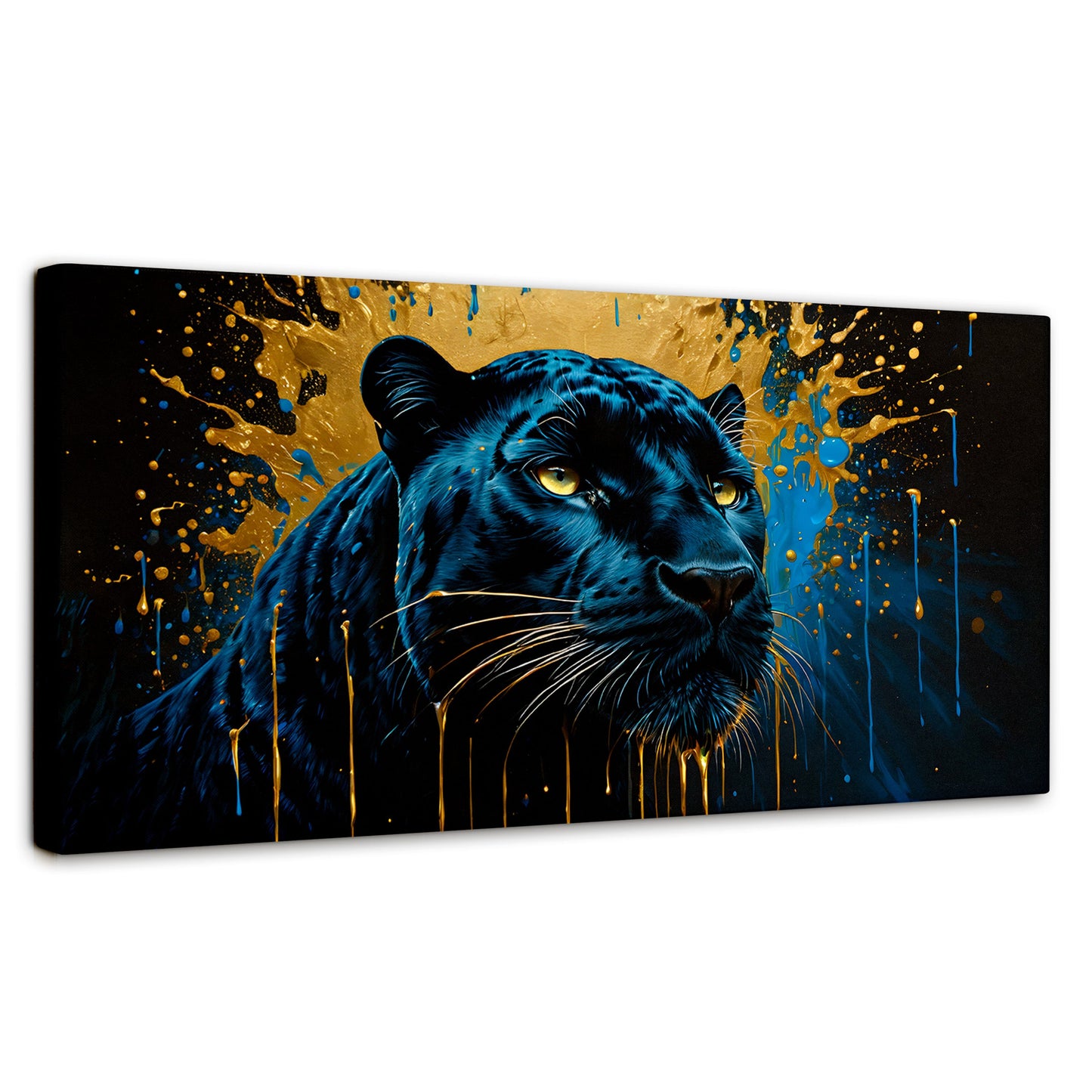 Cuadros Decorativos Canvas Revolution | Pantera Celestial | Panoramico | Portada | Marco SinMarco