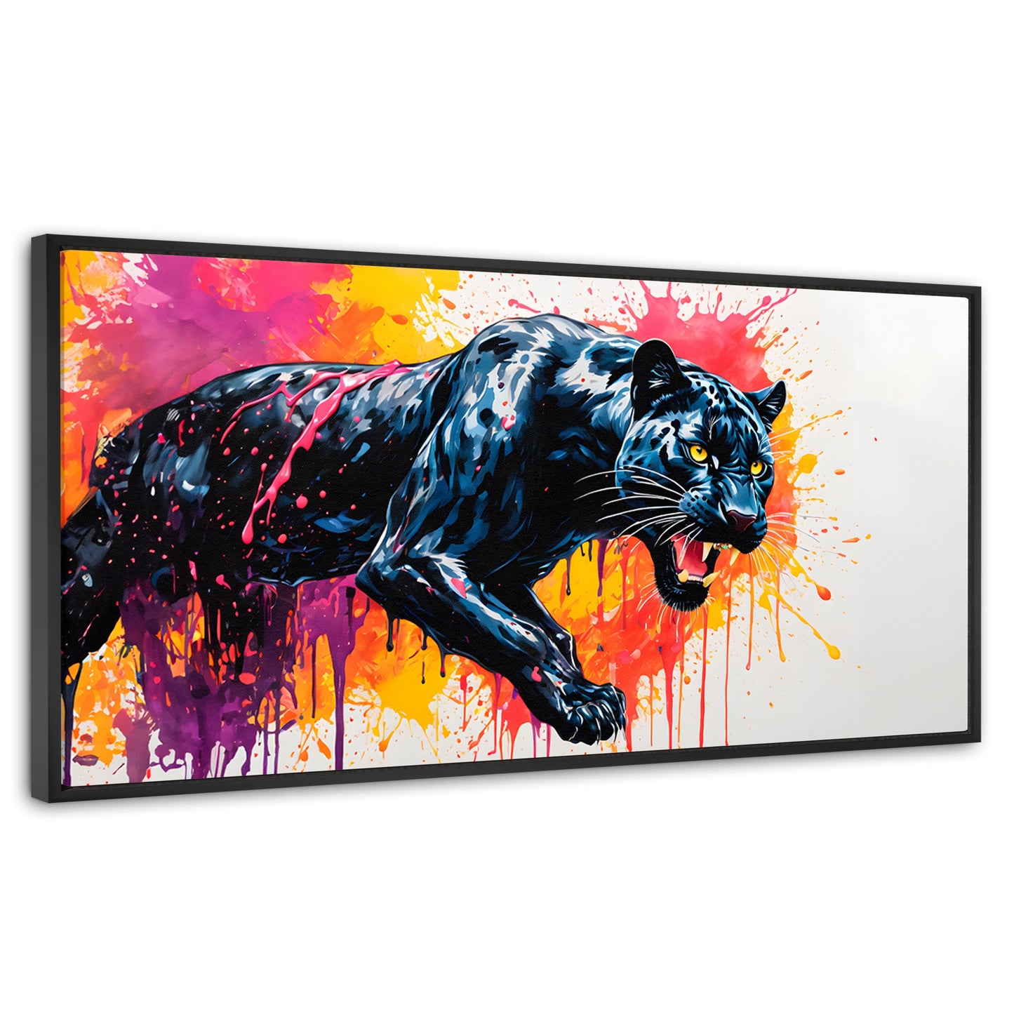 Cuadros Decorativos Canvas Revolution | Pantera Colores | Panoramico | Portada