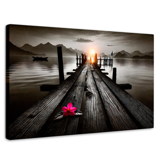 Cuadros Decorativos Canvas Revolution | Petalos De Muelle | Rectangular | Portada | Marco SinMarco