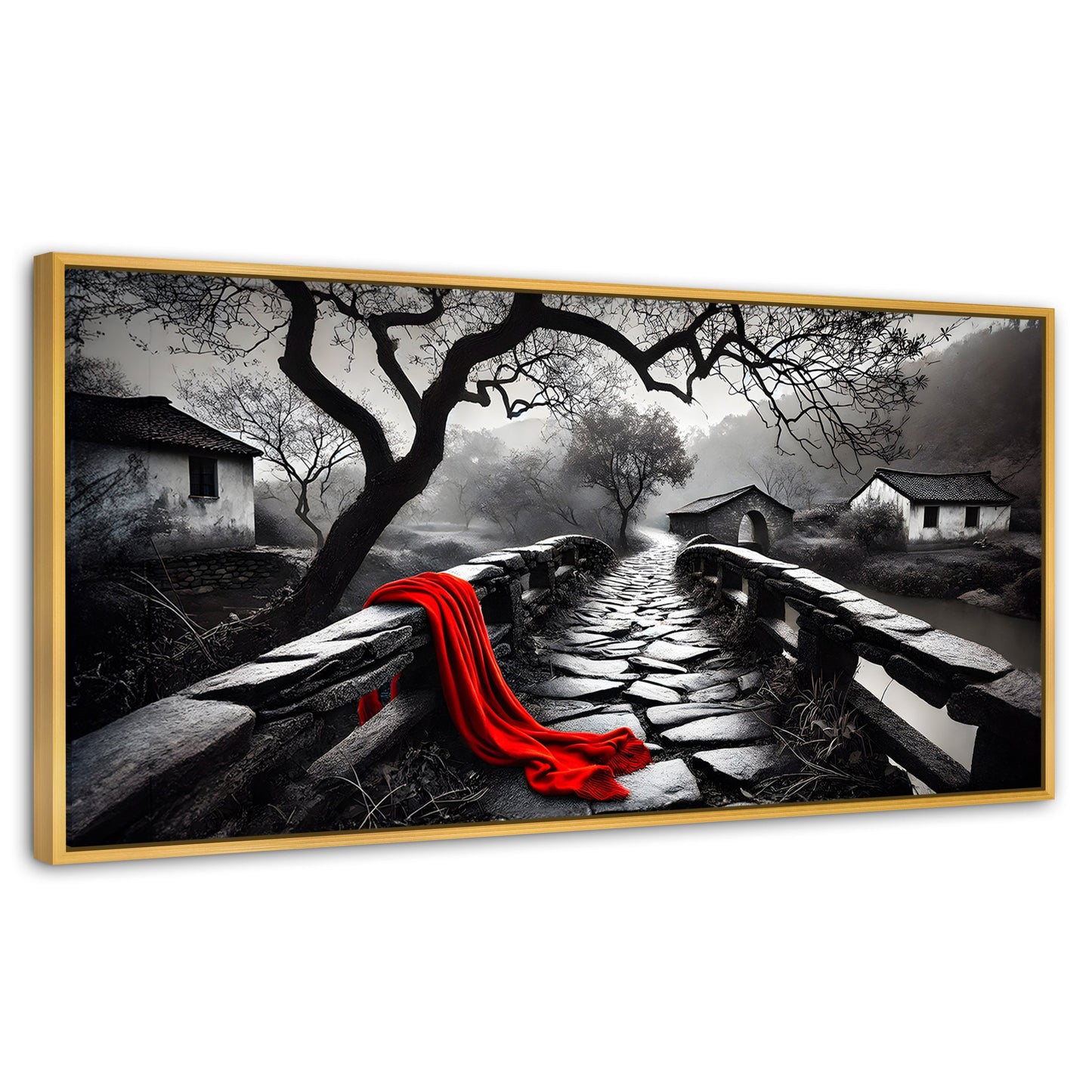 Cuadros Decorativos Canvas Revolution | Puente De Pasion | Panoramico | Portada | Marco Madera