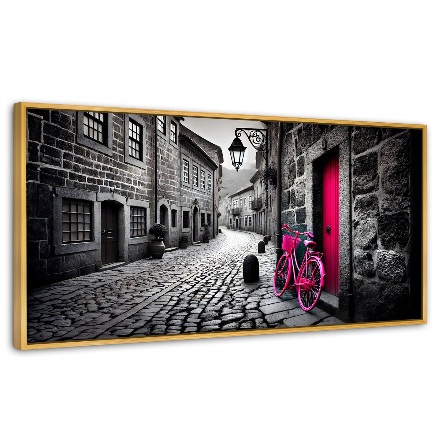 Cuadros Decorativos Canvas Revolution | Puerta Del Recuerdo | Panoramico | Portada | Marco Madera