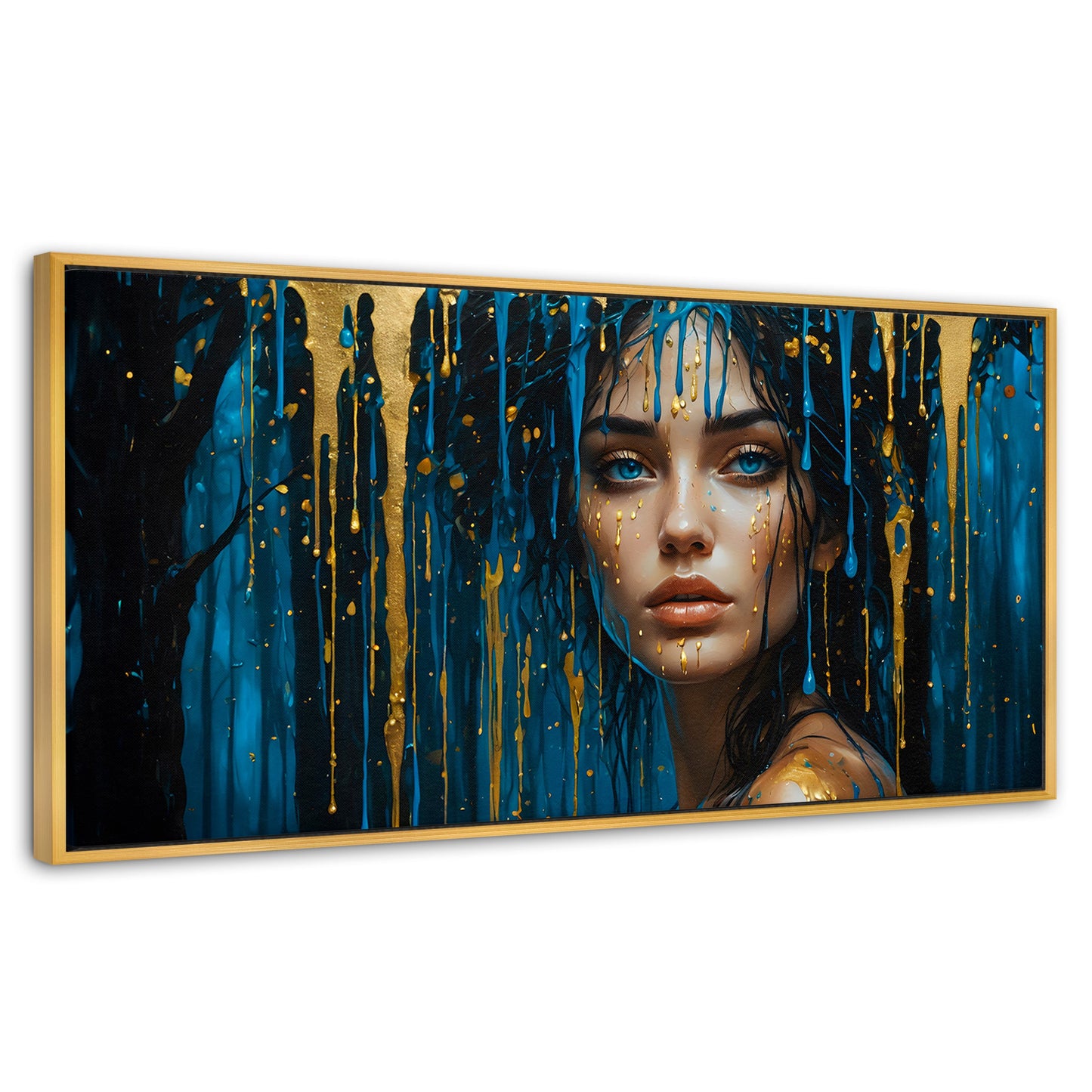 Cuadros Decorativos Canvas Revolution | Reflejos Dorados | Panoramico | Portada