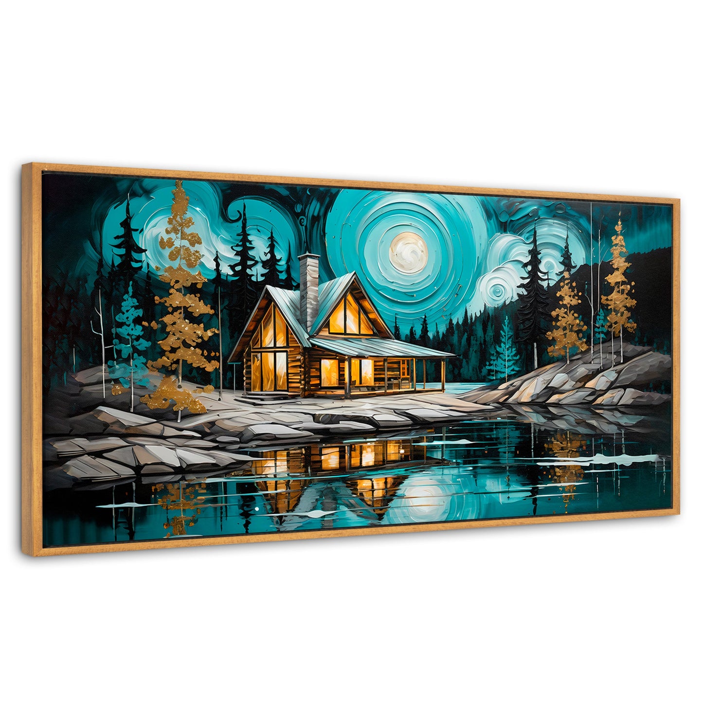 Cuadros Decorativos Canvas Revolution | Refugio Del Lago | Panoramico | Portada