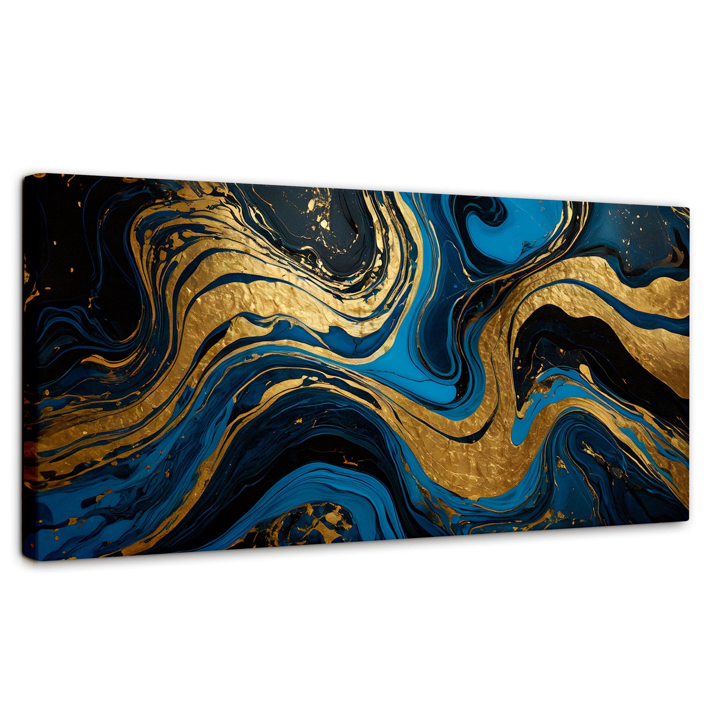 Cuadros Decorativos Canvas Revolution | Remolinos Zafiro | Panoramico | Portada | Marco SinMarco