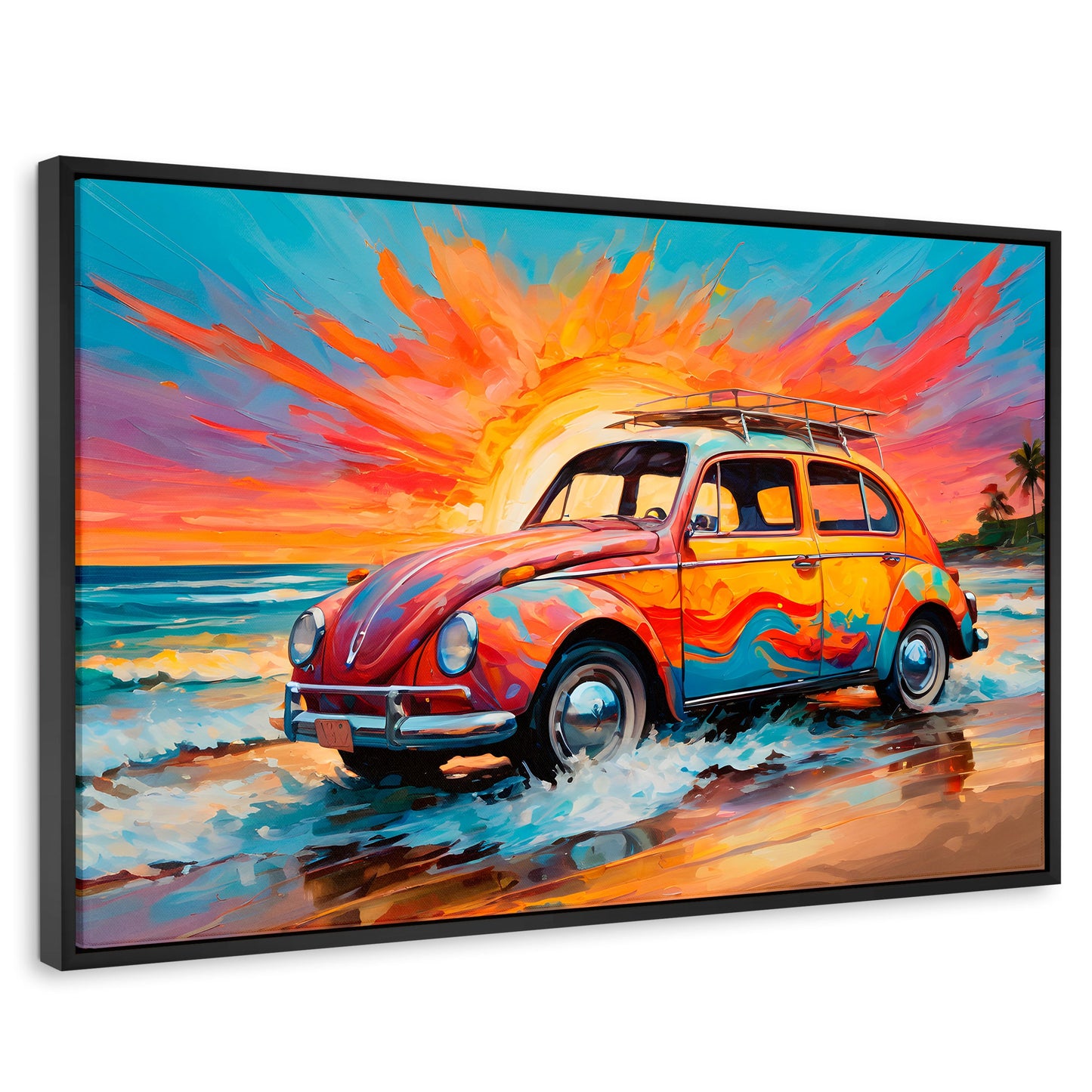 Cuadros Decorativos Canvas Revolution | Rodando Verano | Rectangular | Portada | Marco Negro