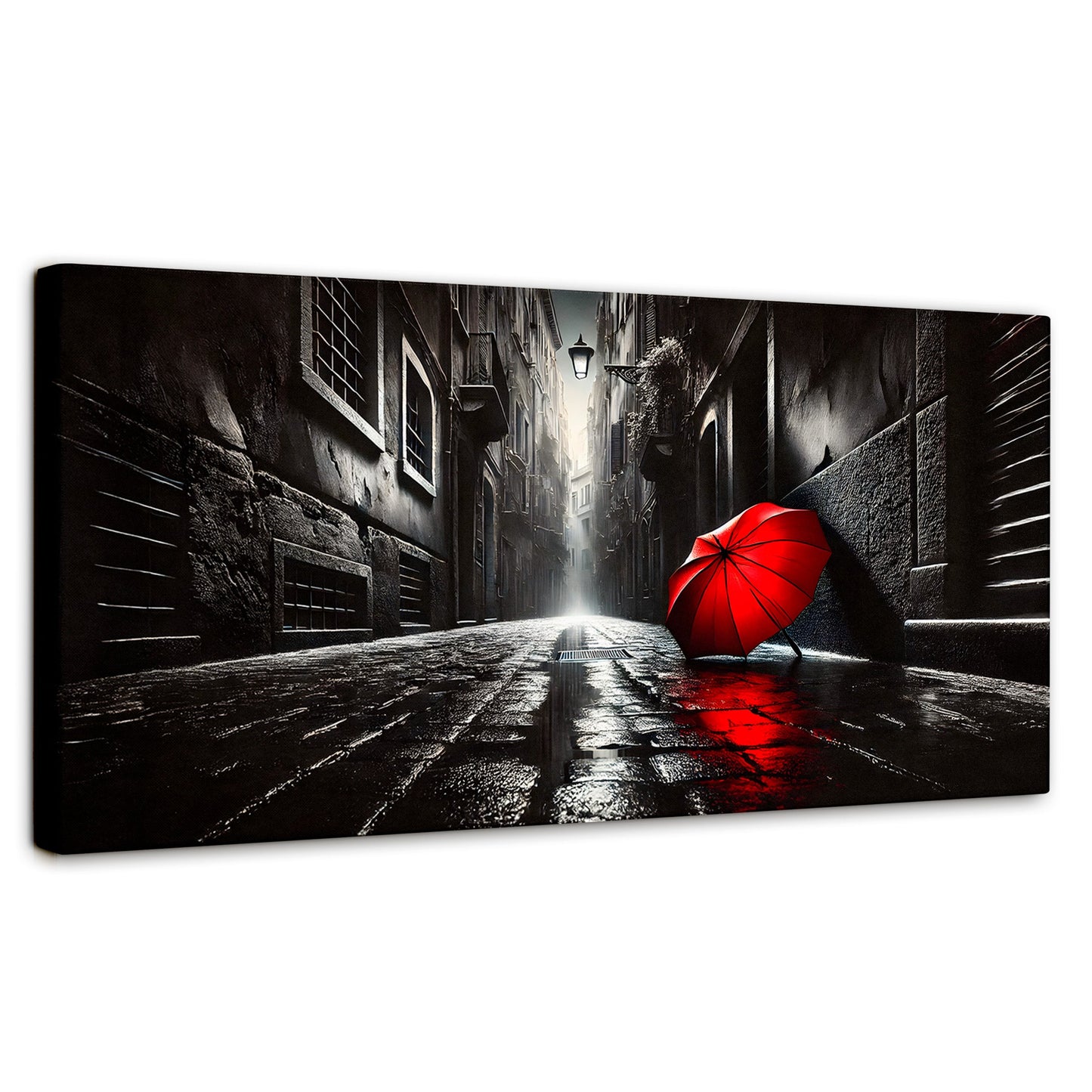 Cuadros Decorativos Canvas Revolution | Rojo Al Viento | Panoramico | Portada | Marco SinMarco