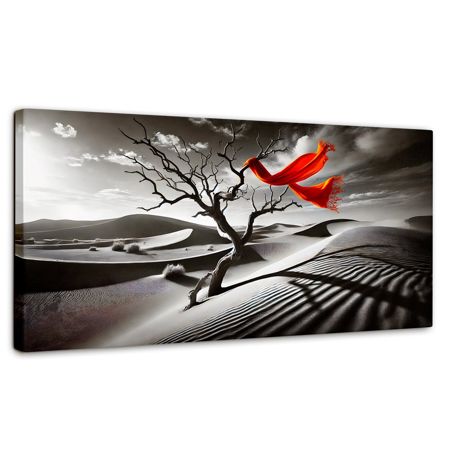 Cuadros Decorativos Canvas Revolution | Rojo Entre Espinas | Panoramico | Portada | Marco SinMarco