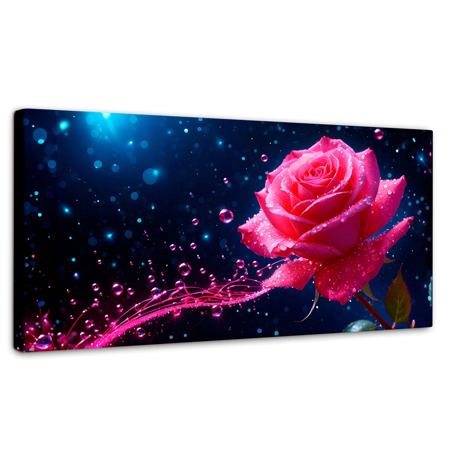 Cuadros Decorativos Canvas Revolution | Rosa Radiante Sueno | Panoramico | Portada