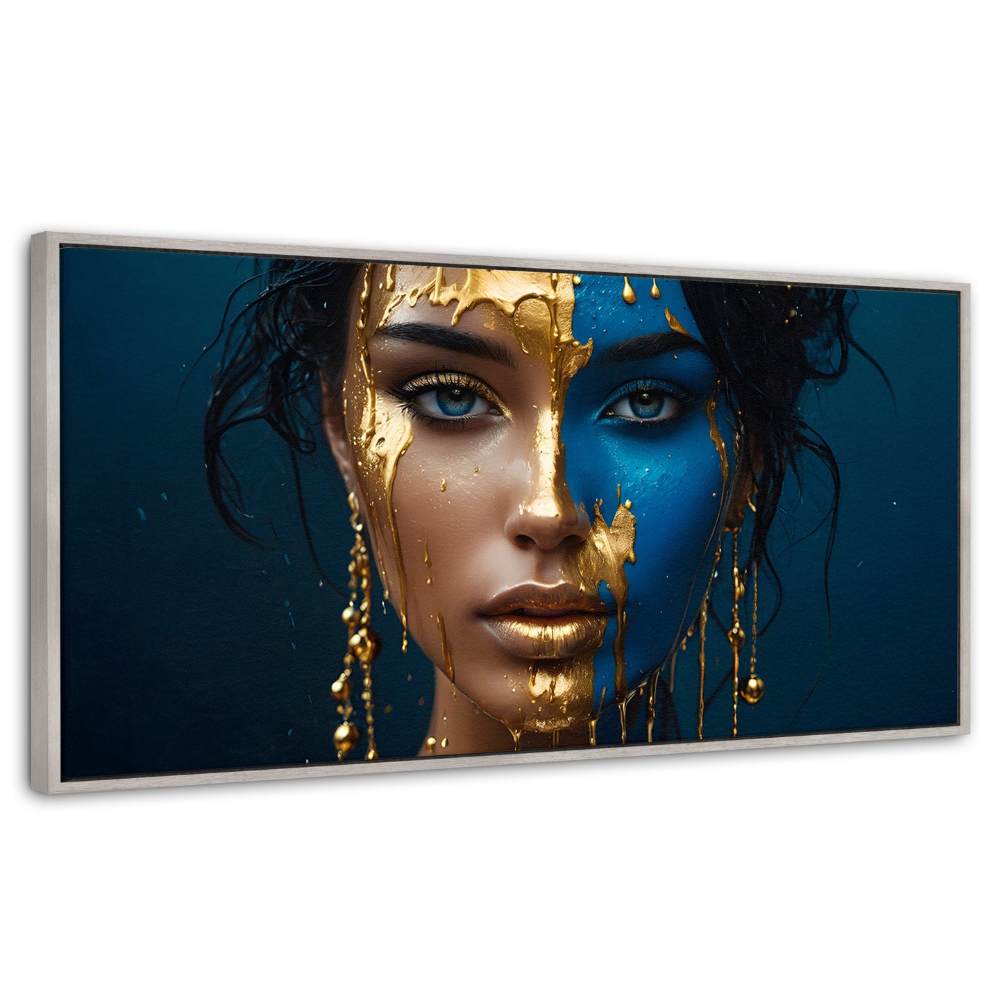 Cuadros Decorativos Canvas Revolution | Rostro Abstracto | Panoramico | Portada