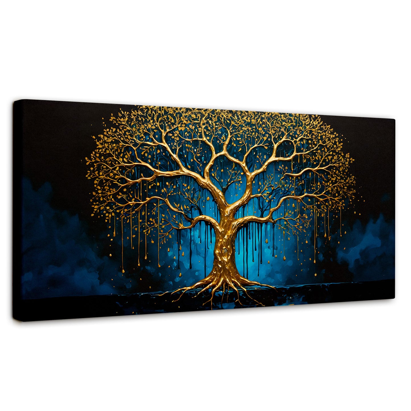 Cuadros Decorativos Canvas Revolution | Sabiduria Dorada | Panoramico | Portada | Marco SinMarco