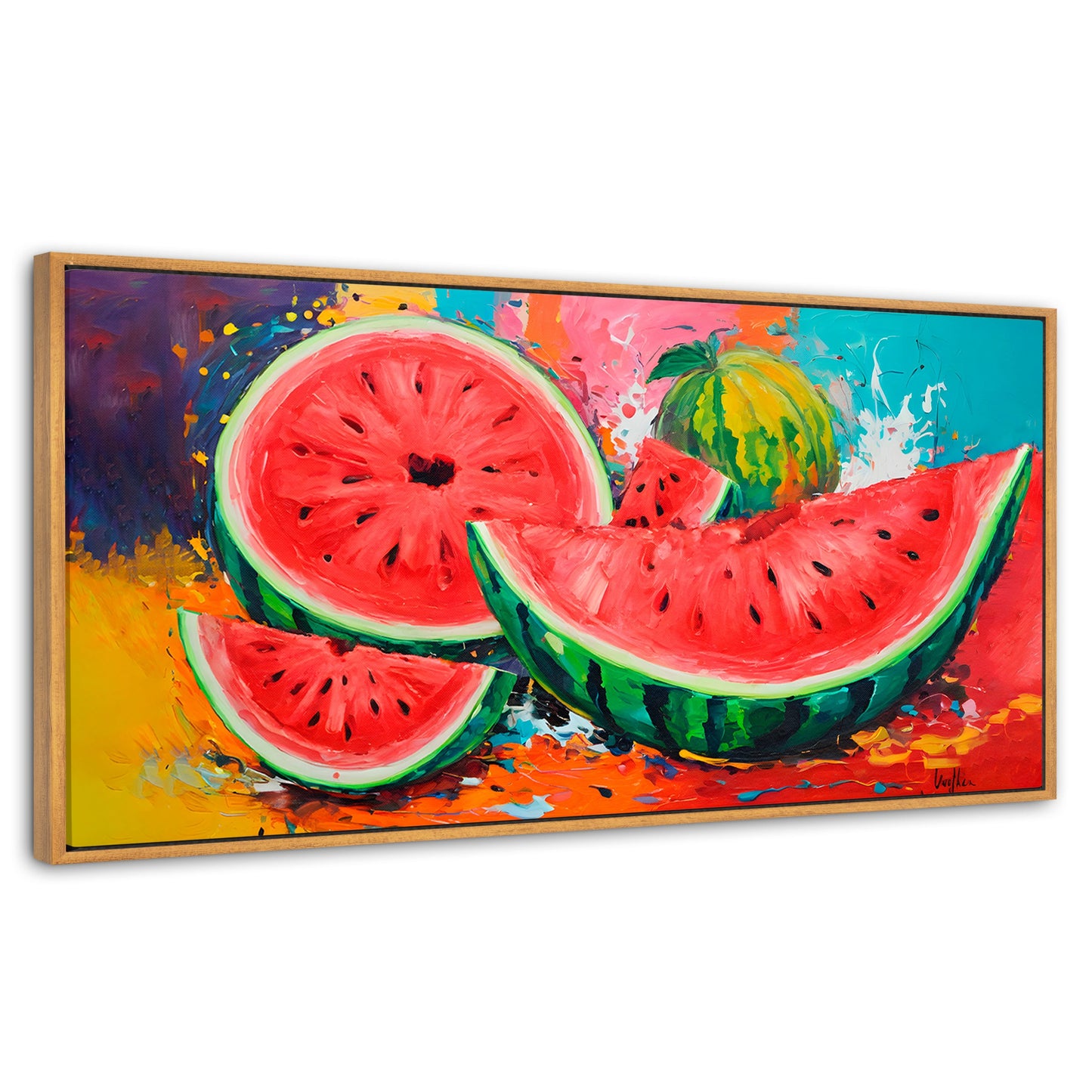 Cuadros Decorativos Canvas Revolution | Sandia Armonia | Panoramico | Portada