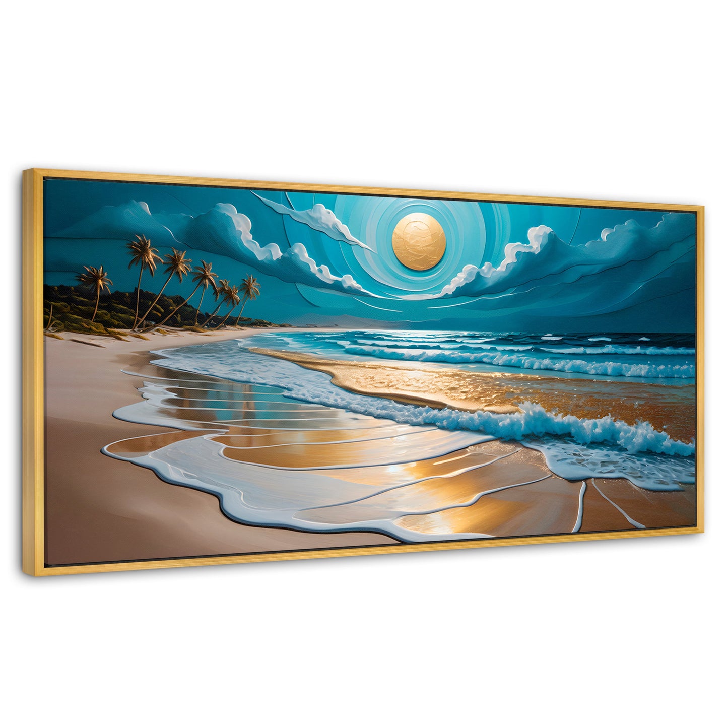 Cuadros Decorativos Canvas Revolution | Silencio En Playa | Panoramico | Portada