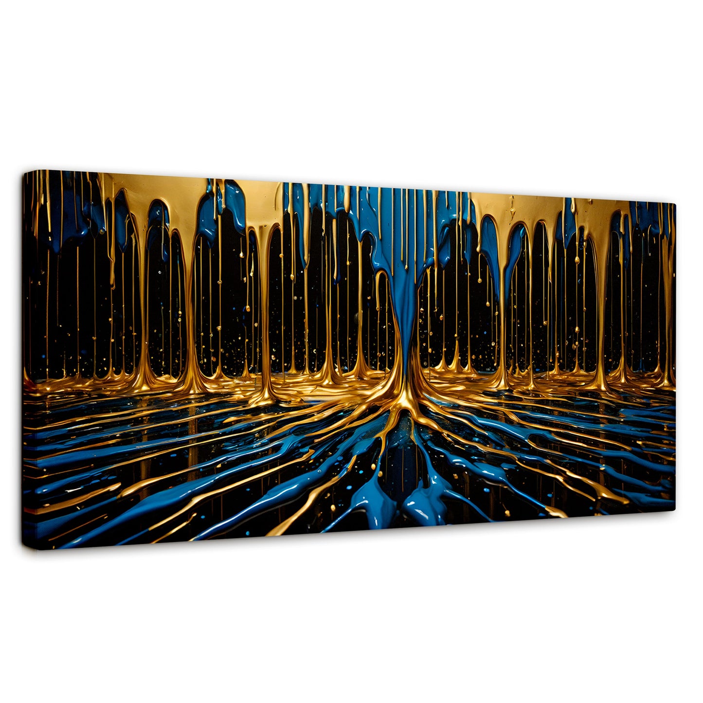 Cuadros Decorativos Canvas Revolution | Simetria Liquida | Panoramico | Portada | Marco SinMarco